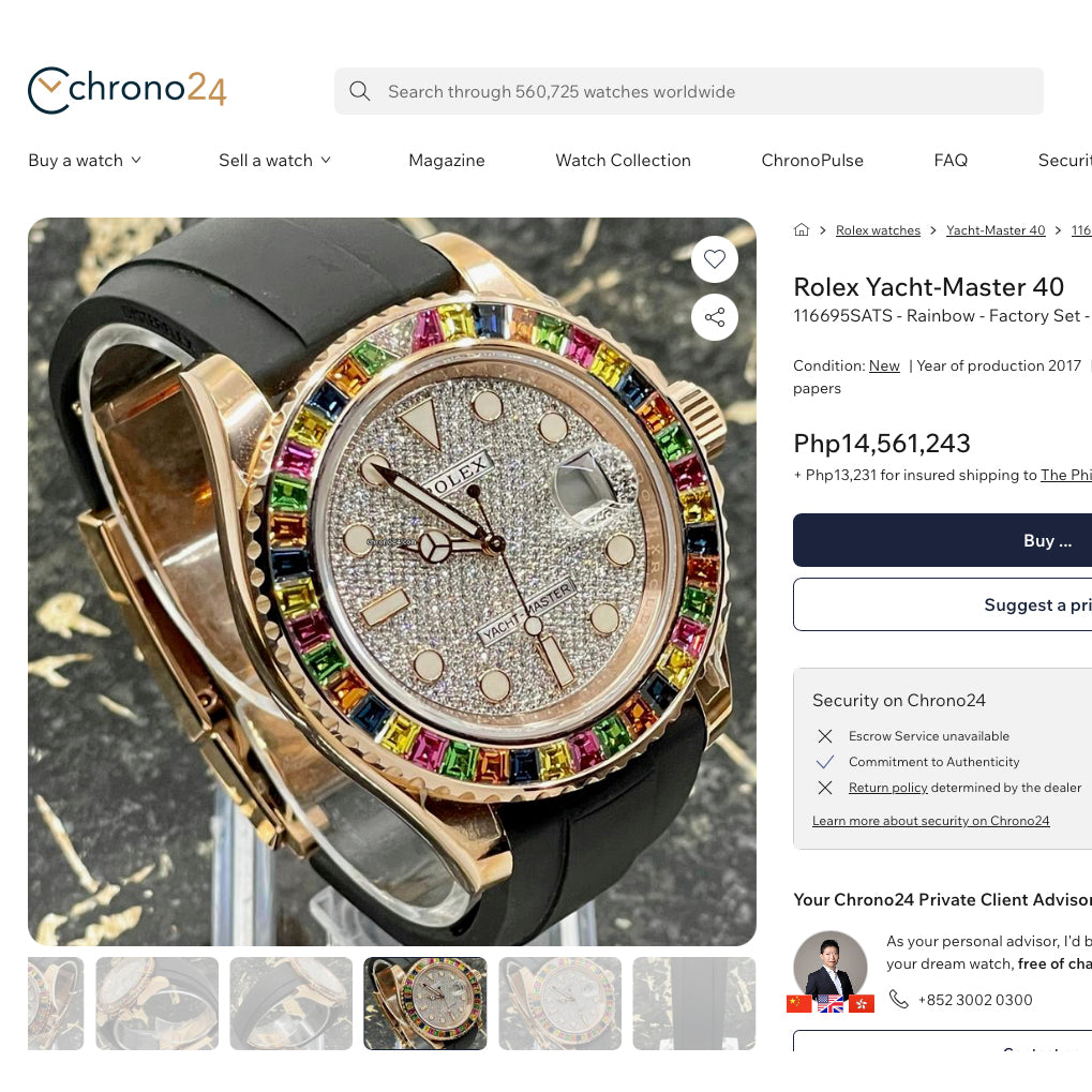 ROLEX YACHT-MASTER 40MM “TUTTI FRUTTI”