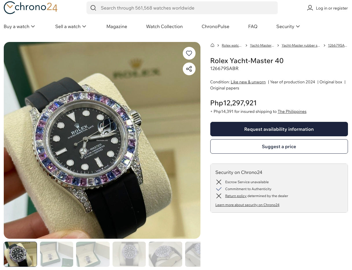 ROLEX YACHT-MASTER 40MM "COTTON CANDY"