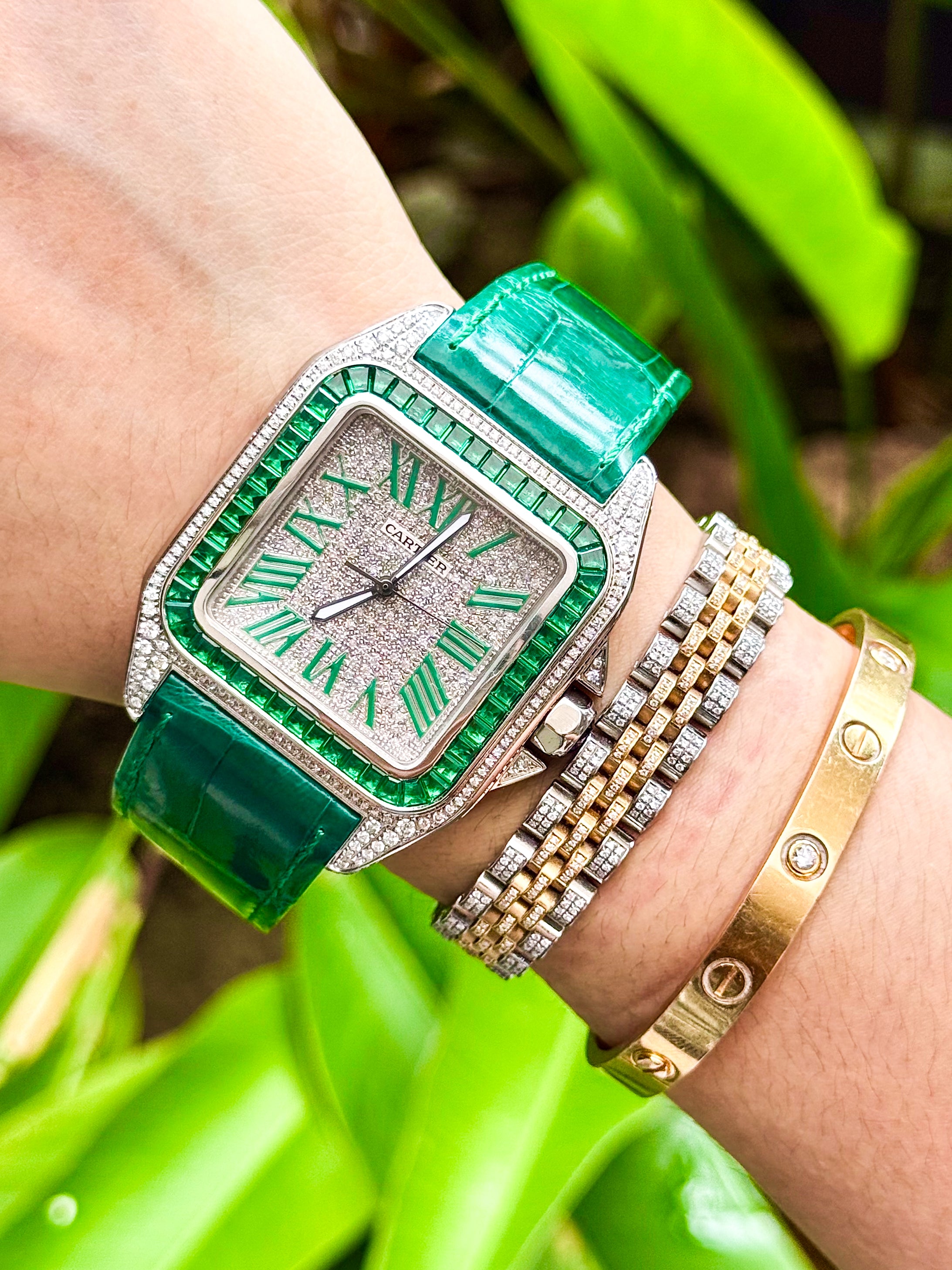 CARTIER SANTOS 100 LARGE 41.3MM x 51.1MM