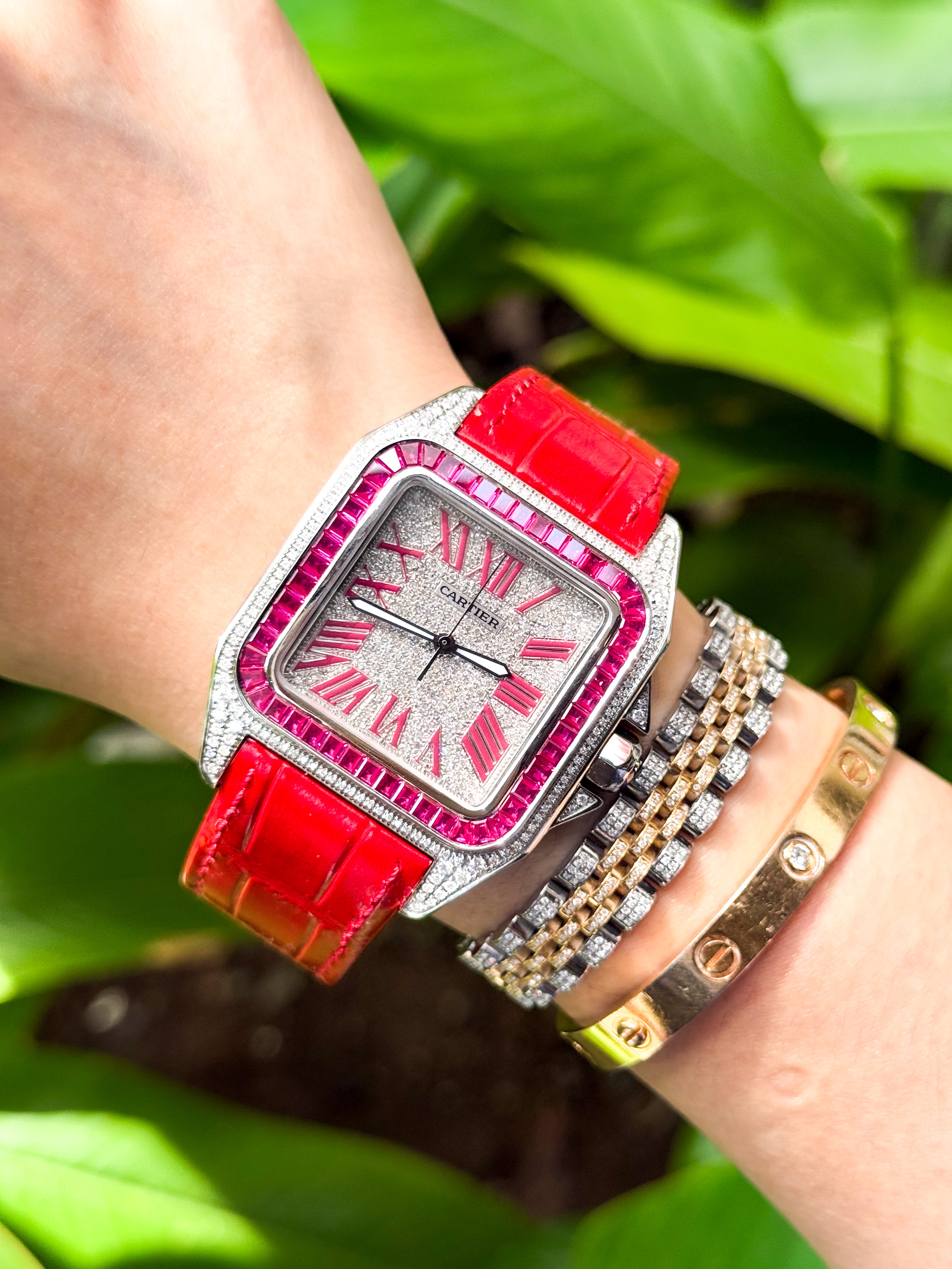CARTIER SANTOS 100 LARGE 41.3MM x 51.1MM