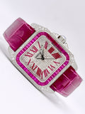 CARTIER SANTOS 100 MEDIUM 35.6MM x 44.2MM