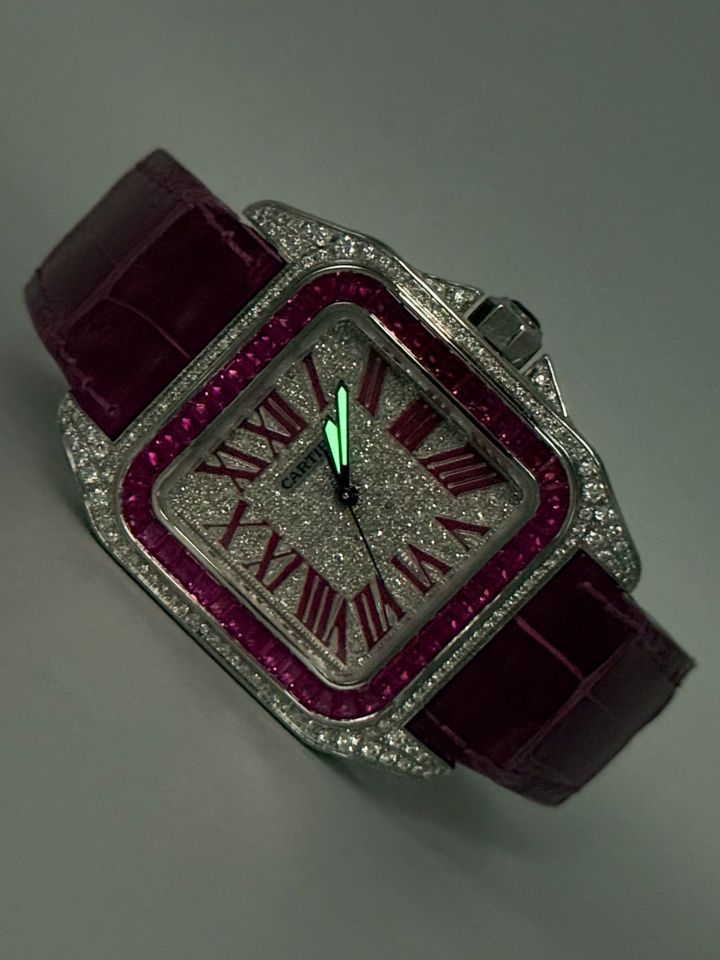 CARTIER SANTOS 100 MEDIUM 35.6MM x 44.2MM