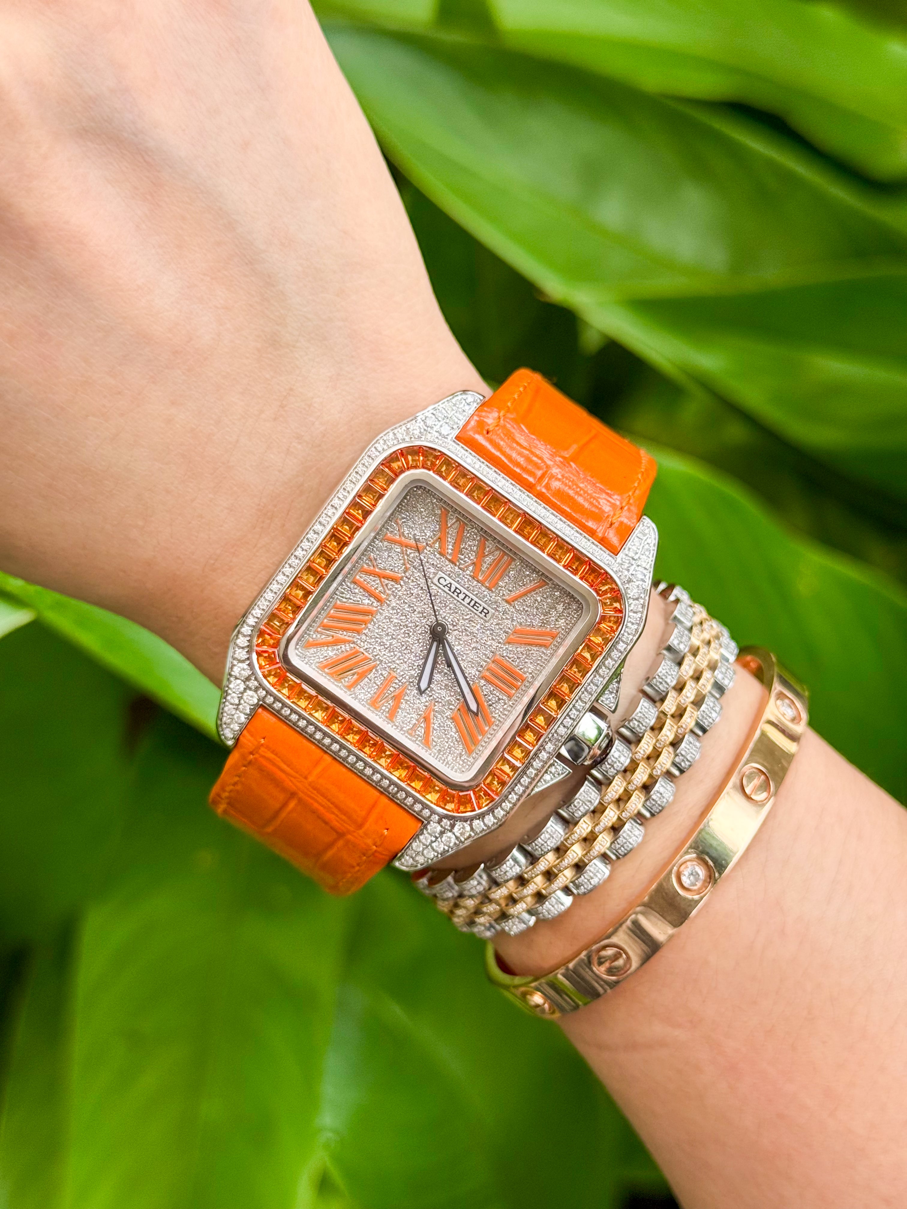 CARTIER SANTOS 100 LARGE 41.3MM x 51.1MM