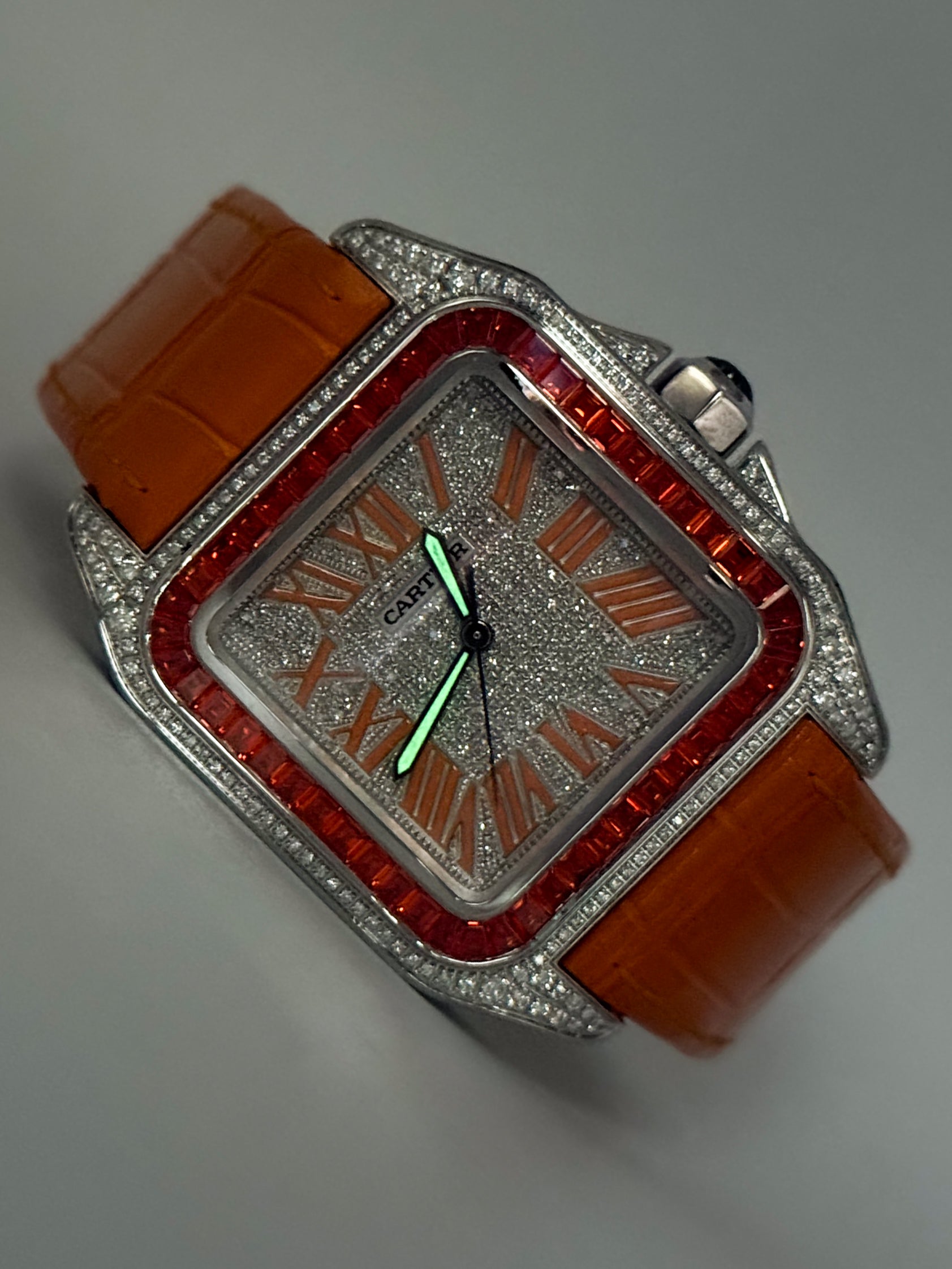CARTIER SANTOS 100 LARGE 41.3MM x 51.1MM