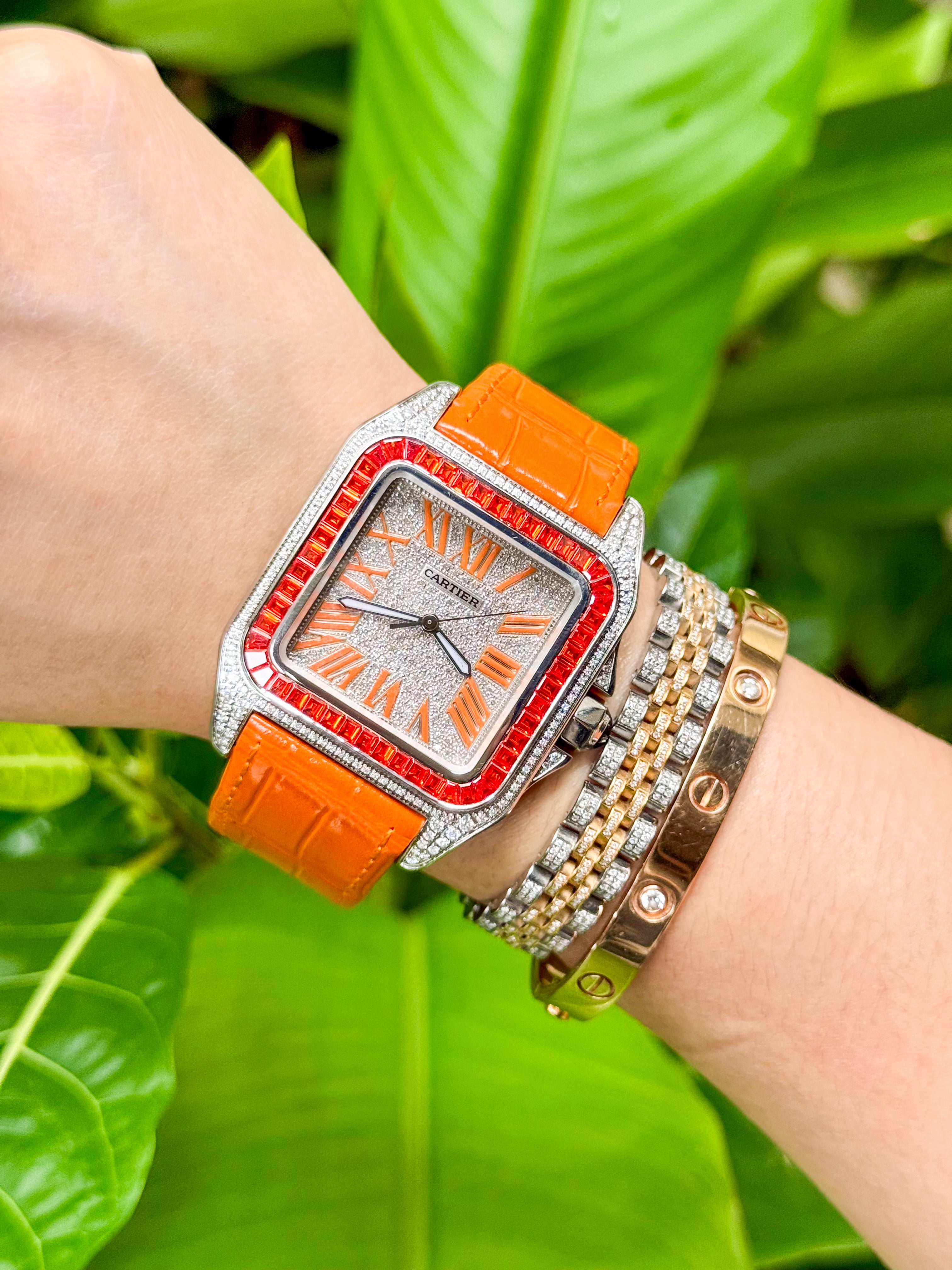 CARTIER SANTOS 100 LARGE 41.3MM x 51.1MM