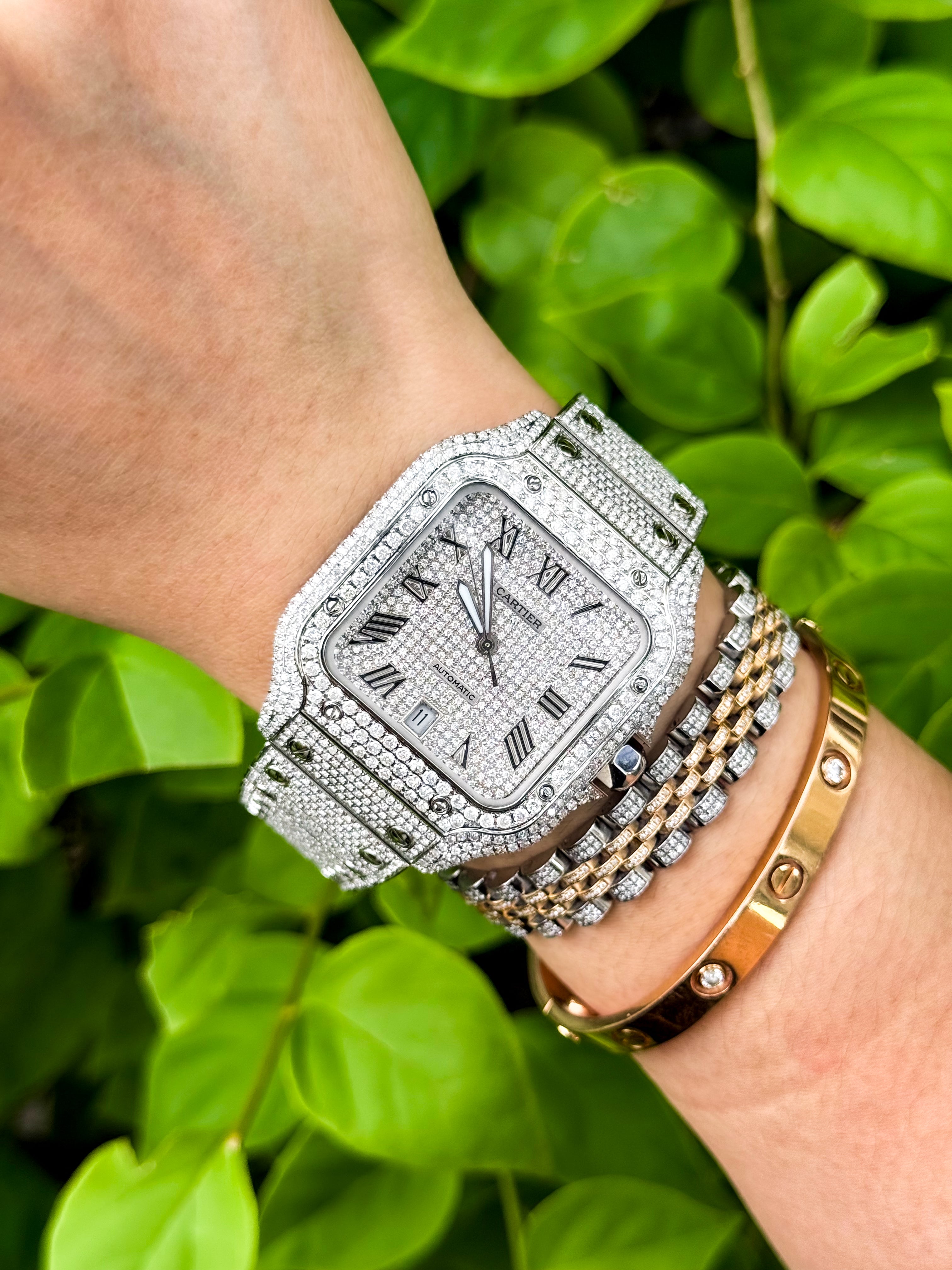 CARTIER SANTOS LARGE 39.8MM x 47.5MM