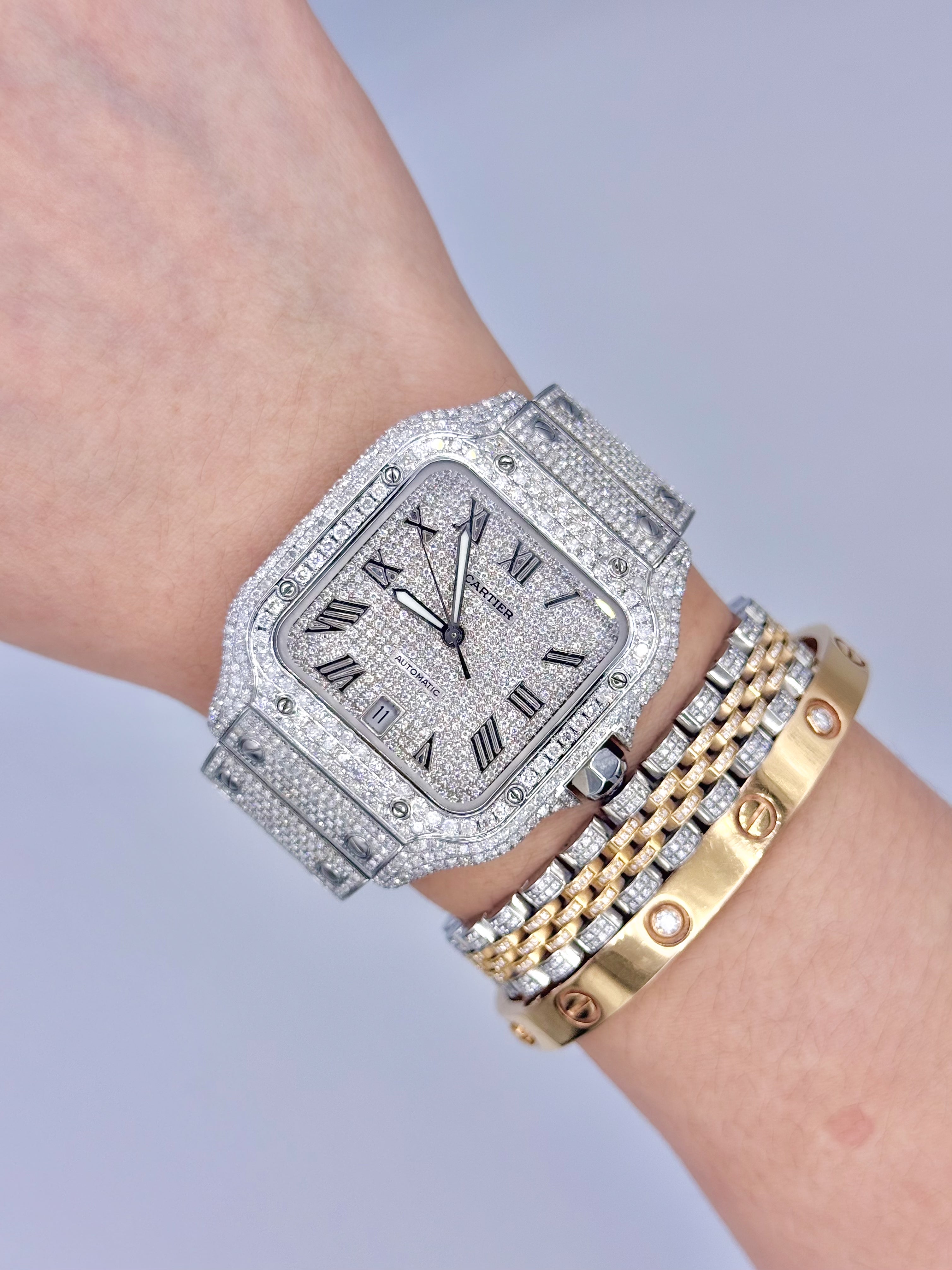 CARTIER SANTOS LARGE 39.8MM x 47.5MM