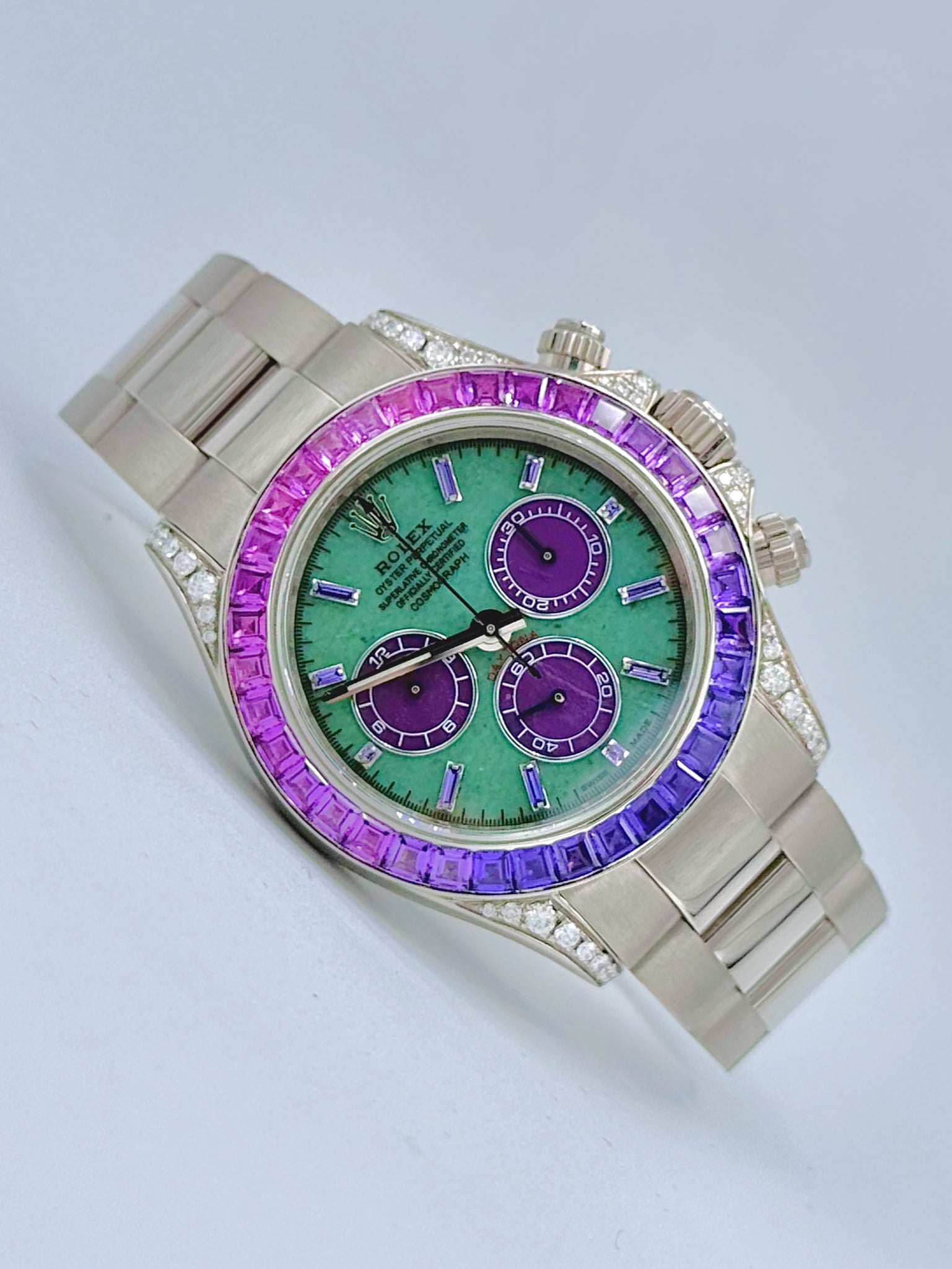 ROLEX DAYTONA “OFF-CATALOGUE (PURPLE SAPPHIRE)” 40MM