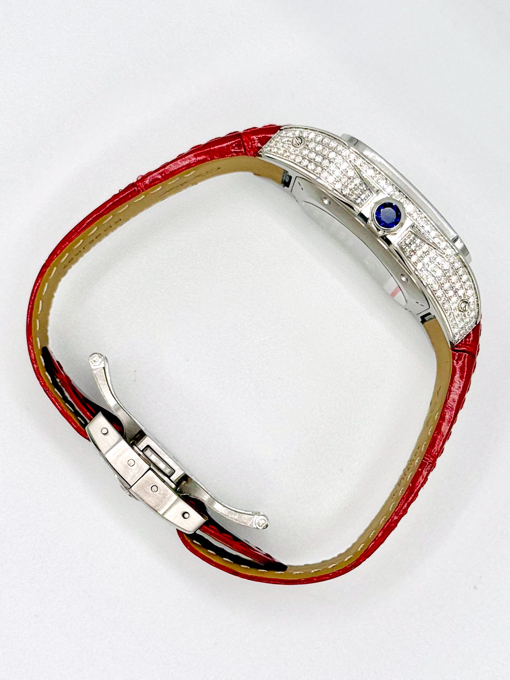 CARTIER SANTOS 100 MEDIUM 35.6MM x 44.2MM