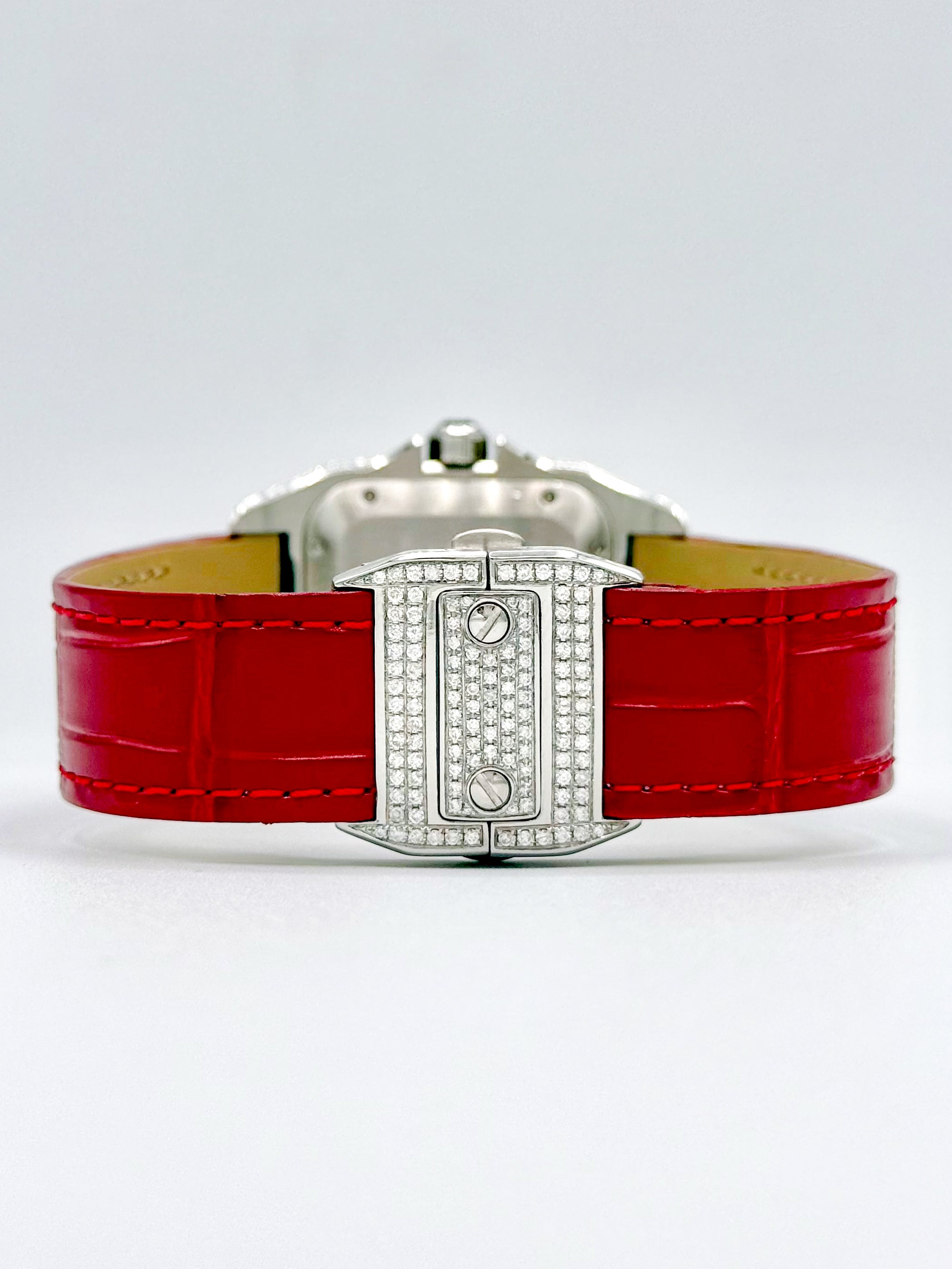 CARTIER SANTOS 100 MEDIUM 35.6MM x 44.2MM
