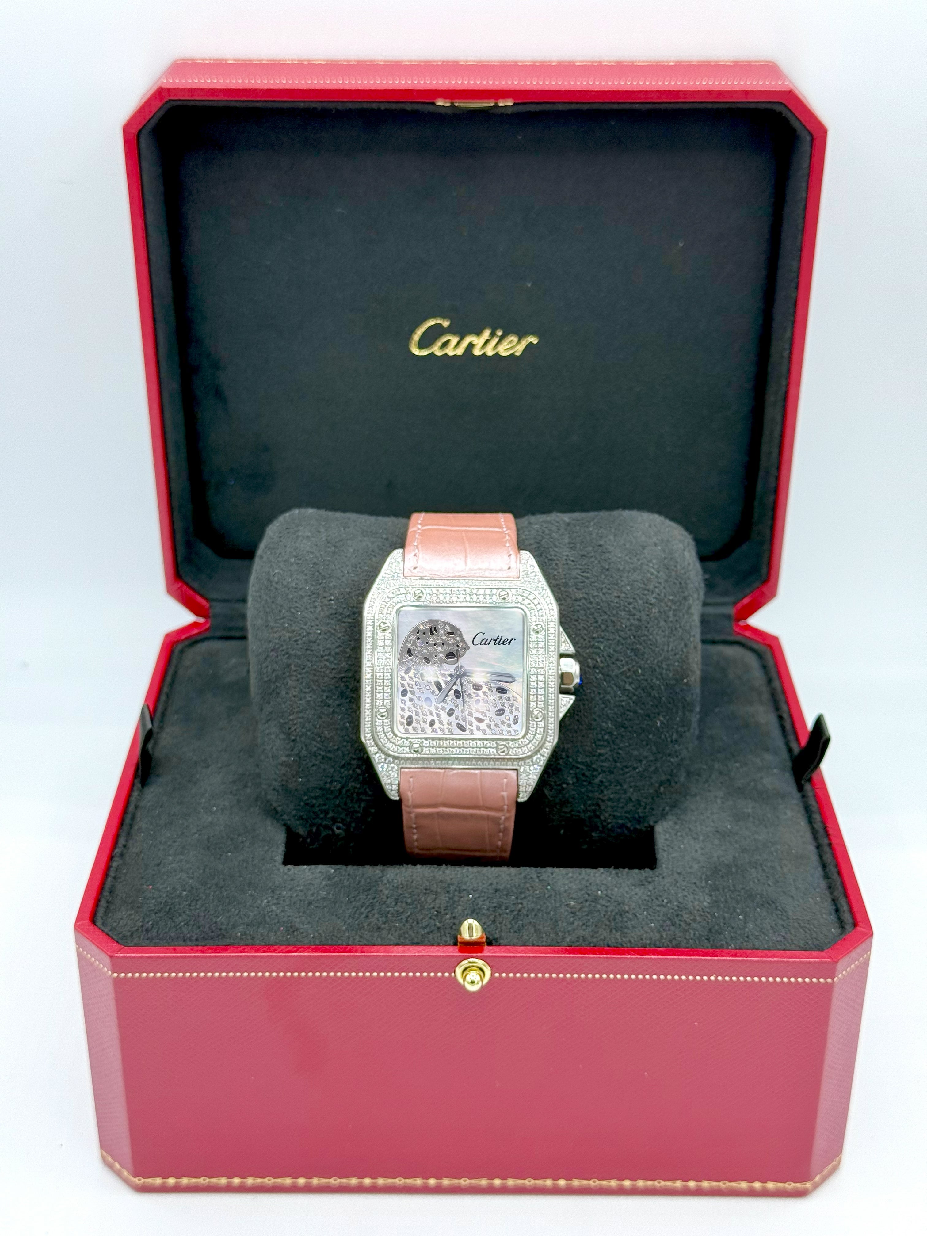 CARTIER SANTOS 100 LARGE 41.3MM x 51.1MM