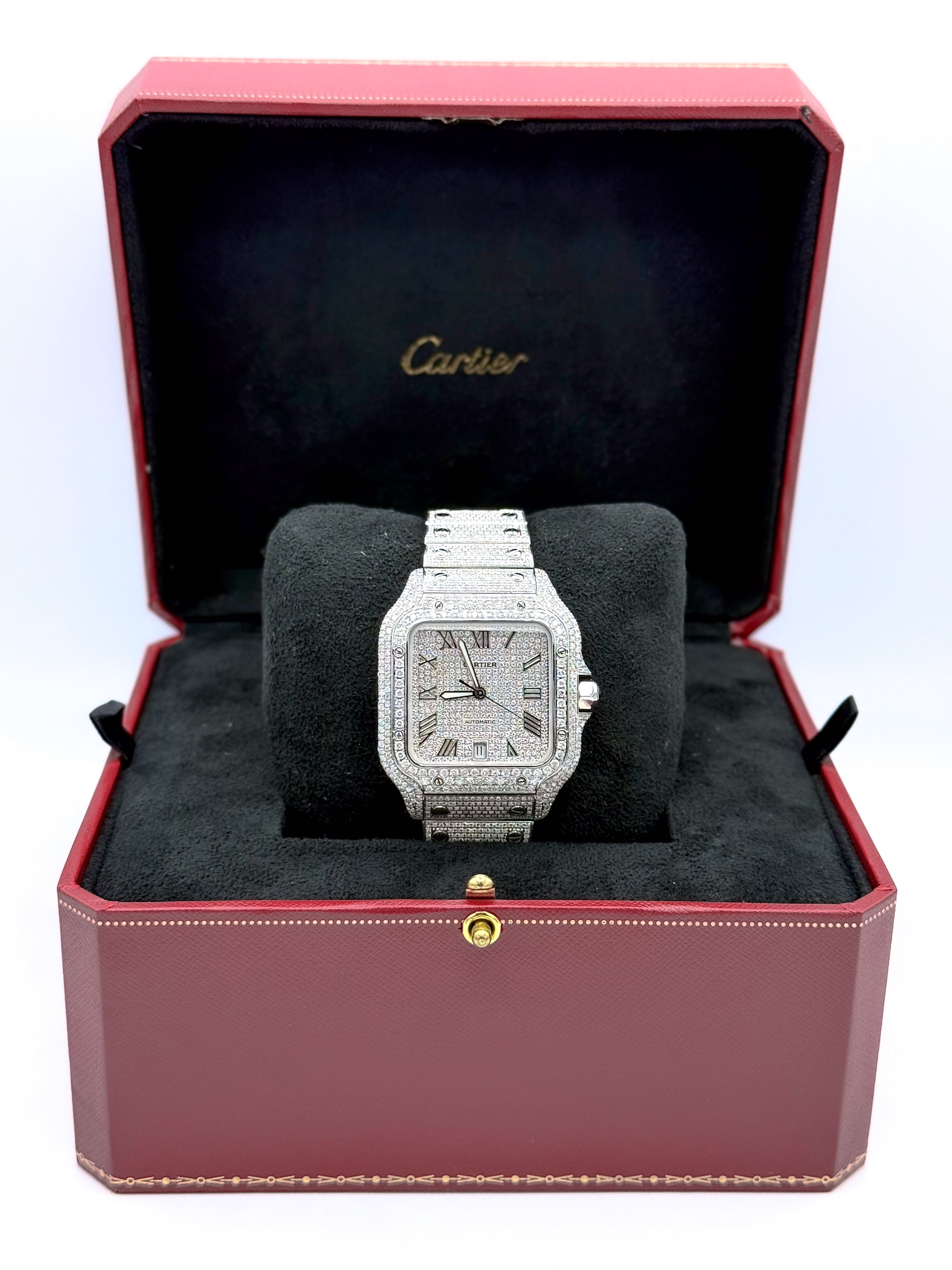 CARTIER SANTOS LARGE 39.8MM x 47.5MM