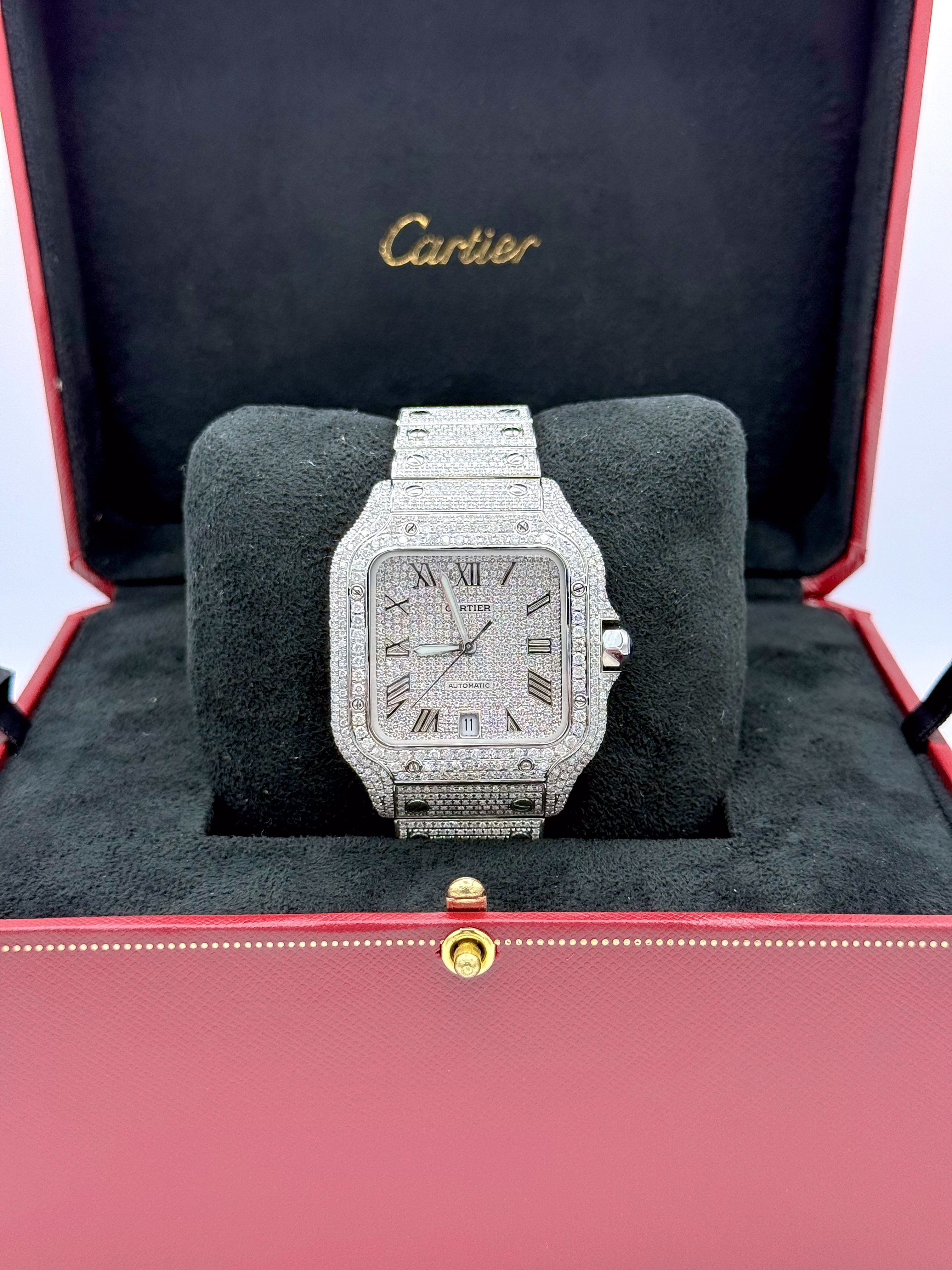 CARTIER SANTOS LARGE 39.8MM x 47.5MM