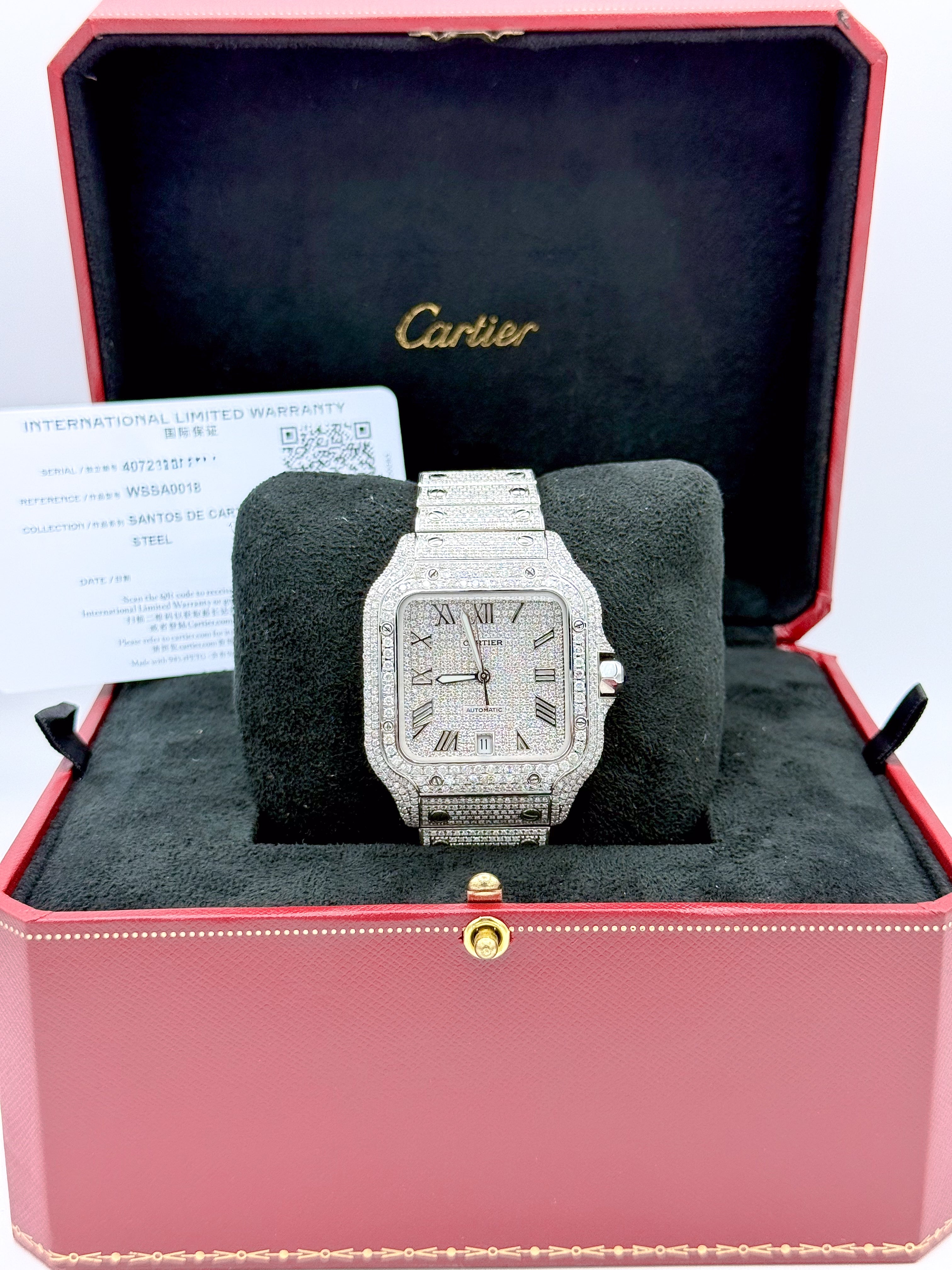 CARTIER SANTOS LARGE 39.8MM x 47.5MM