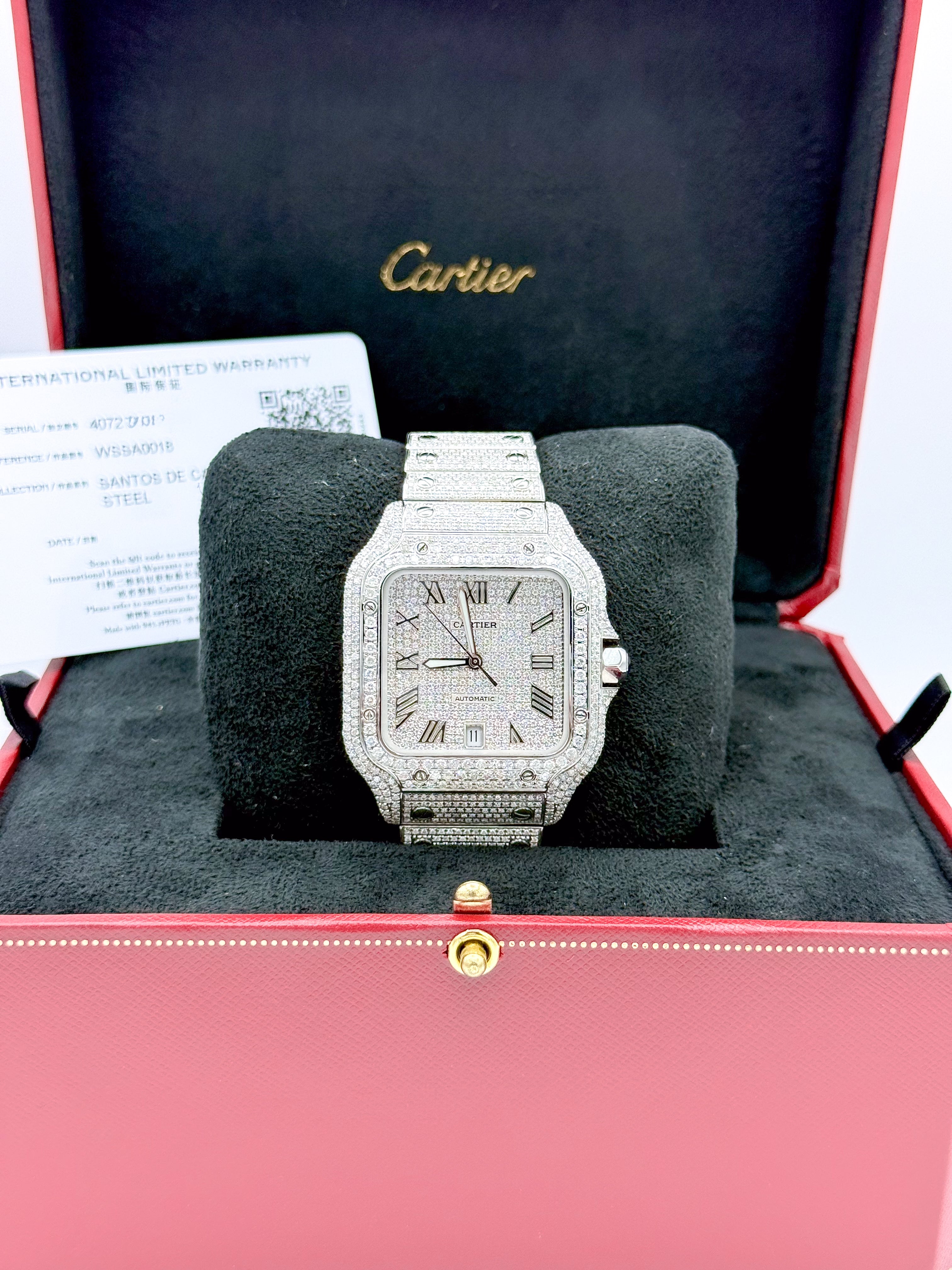 CARTIER SANTOS LARGE 39.8MM x 47.5MM