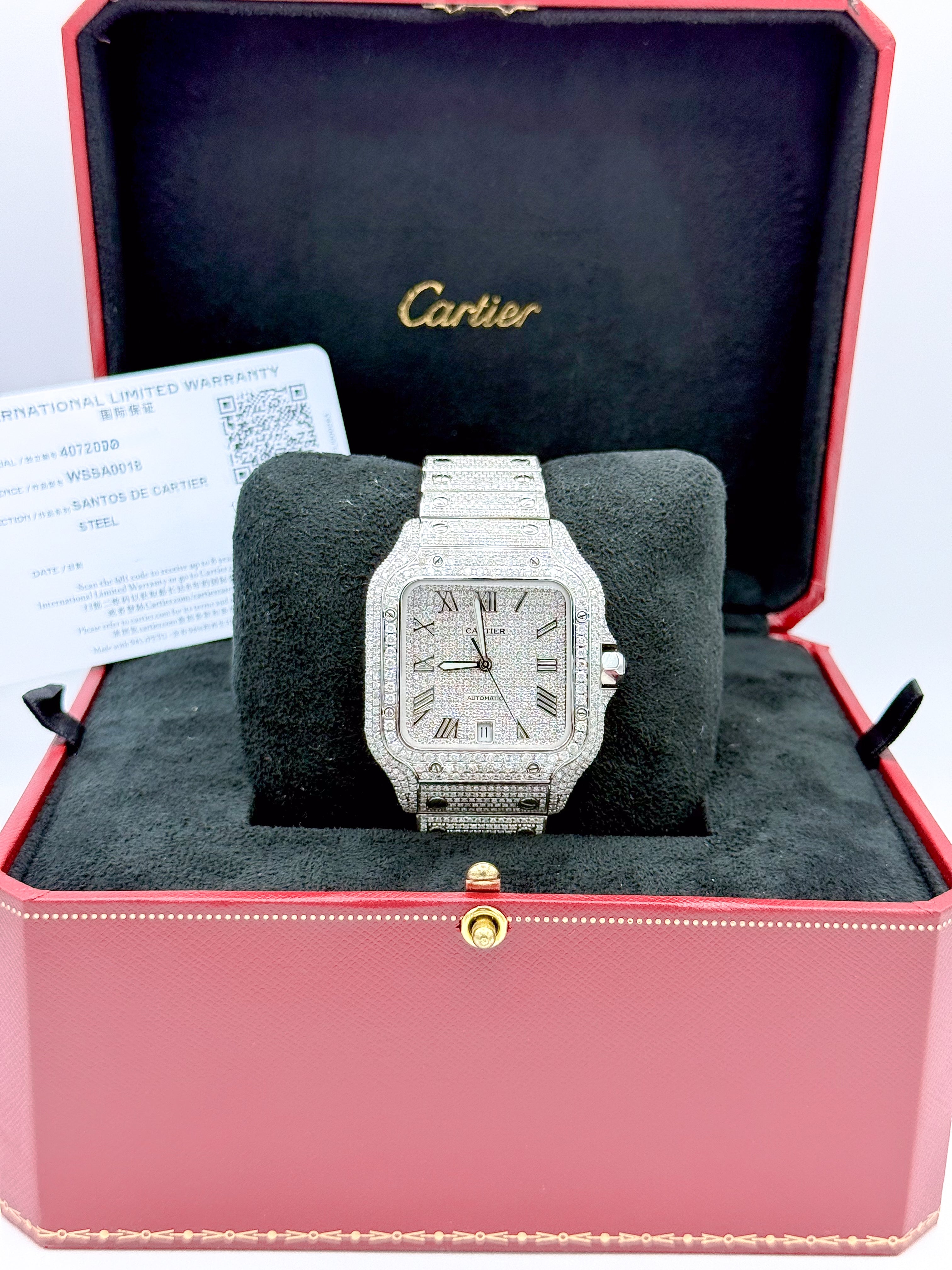 CARTIER SANTOS LARGE 39.8MM x 47.5MM