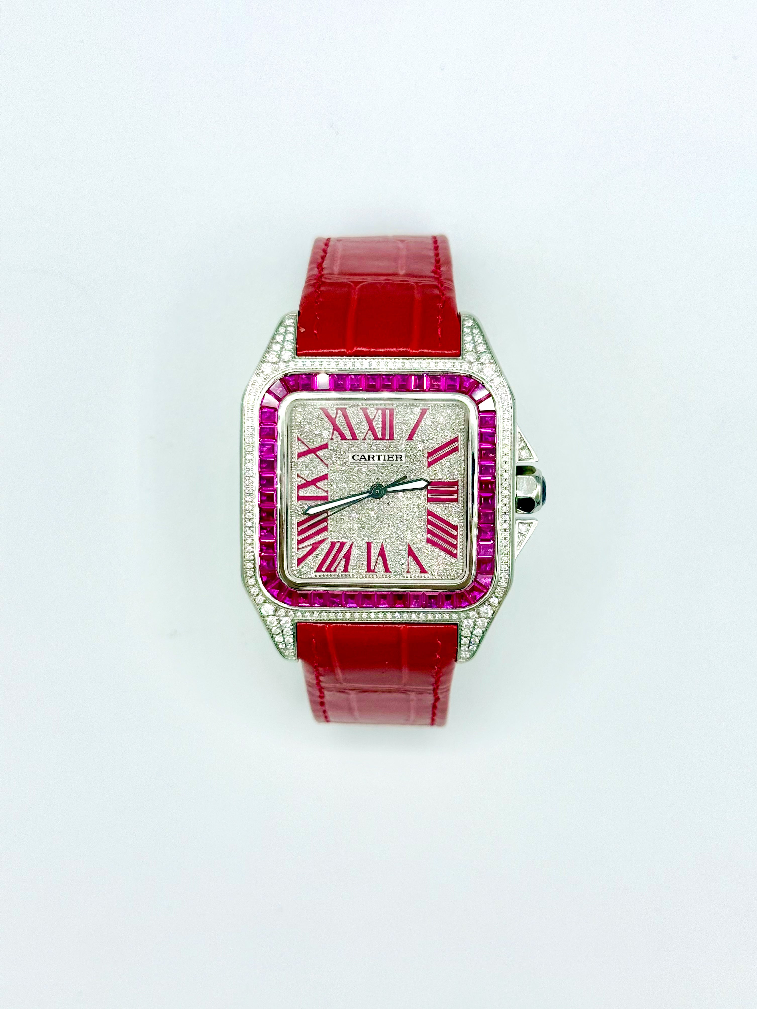 CARTIER SANTOS 100 LARGE 41.3MM x 51.1MM