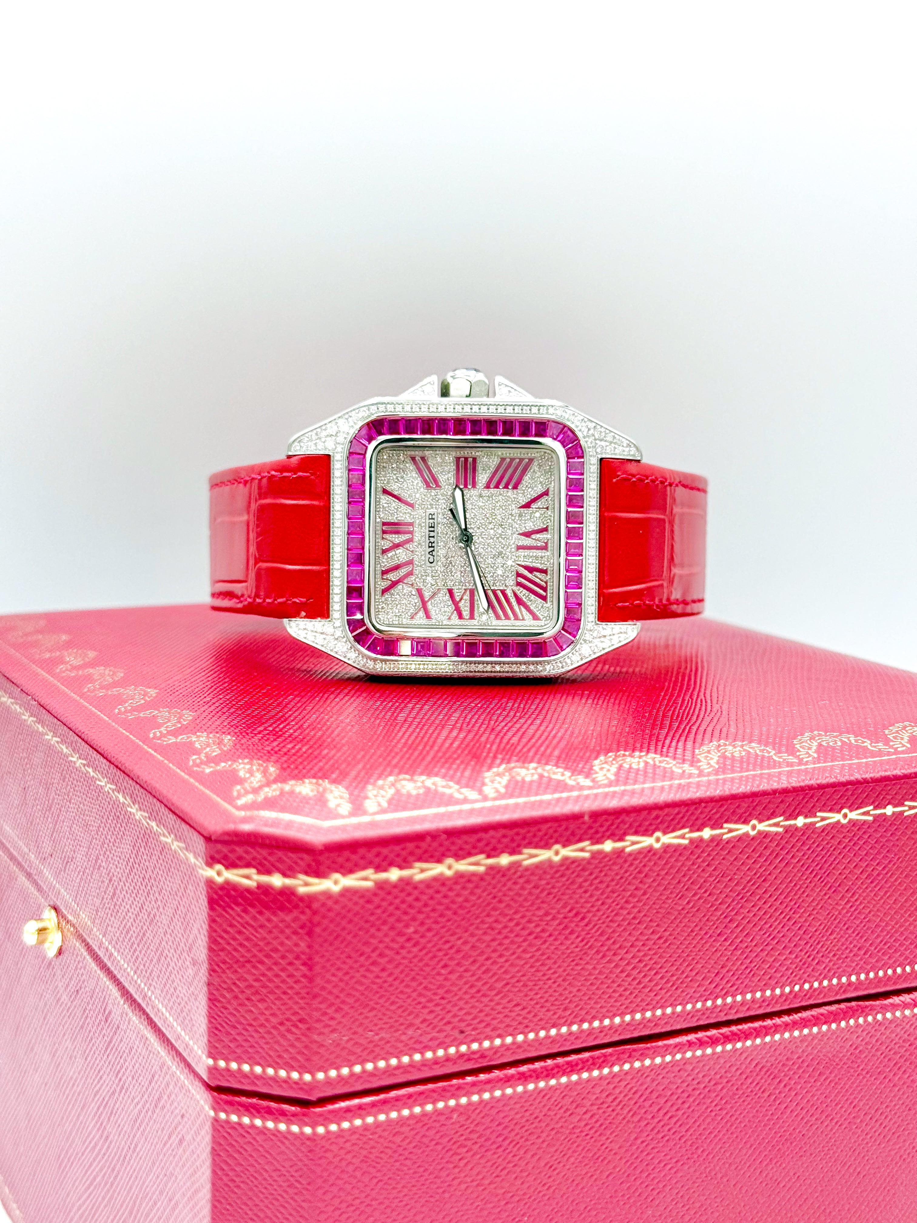 CARTIER SANTOS 100 LARGE 41.3MM x 51.1MM