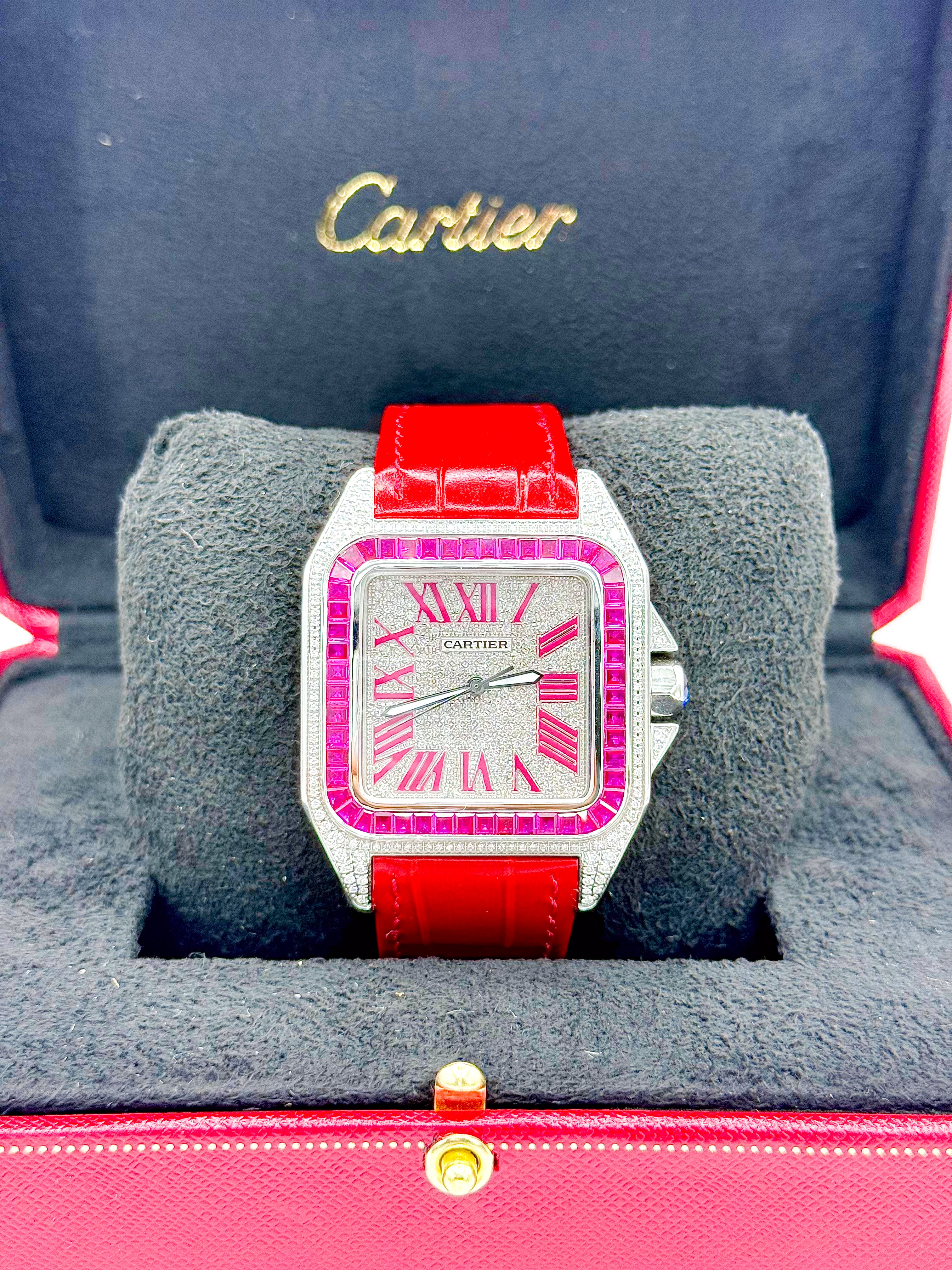 CARTIER SANTOS 100 LARGE 41.3MM x 51.1MM