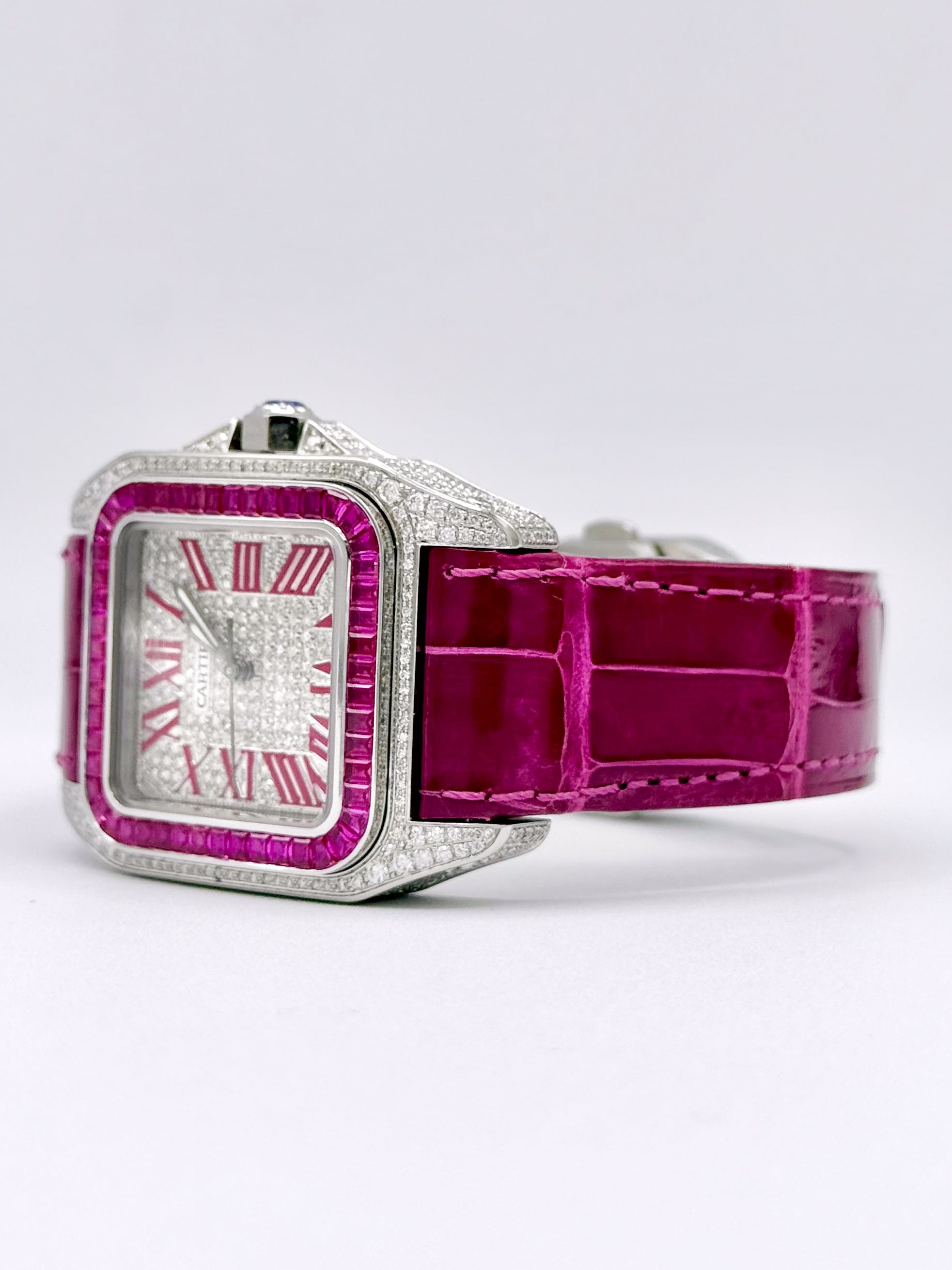 CARTIER SANTOS 100 MEDIUM 35.6MM x 44.2MM