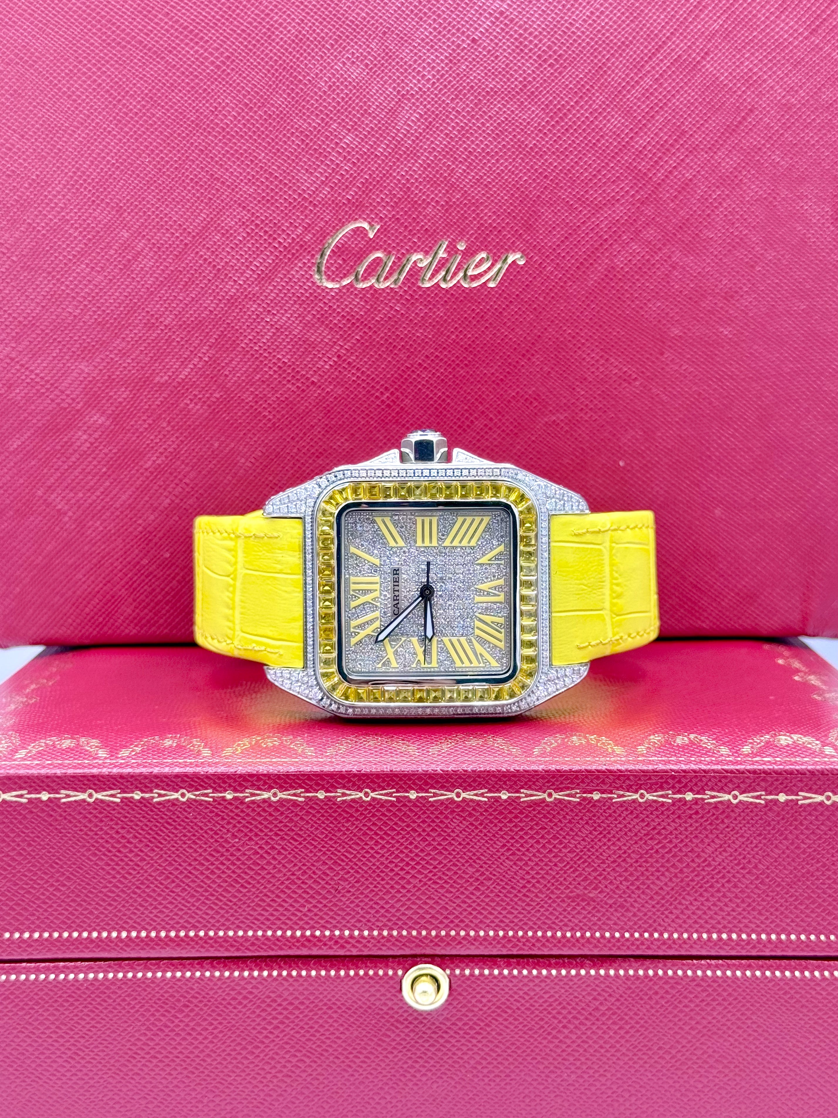 CARTIER SANTOS 100 LARGE 41.3MM x 51.1MM
