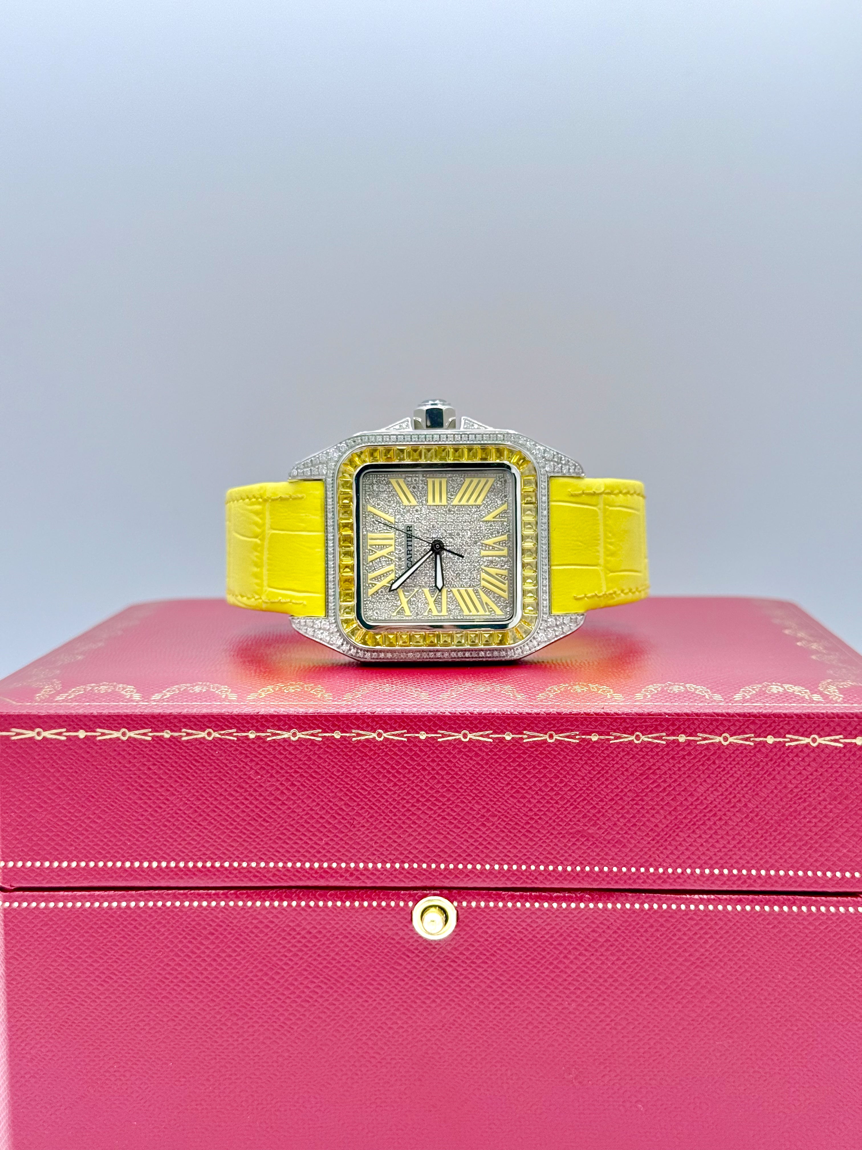 CARTIER SANTOS 100 LARGE 41.3MM x 51.1MM