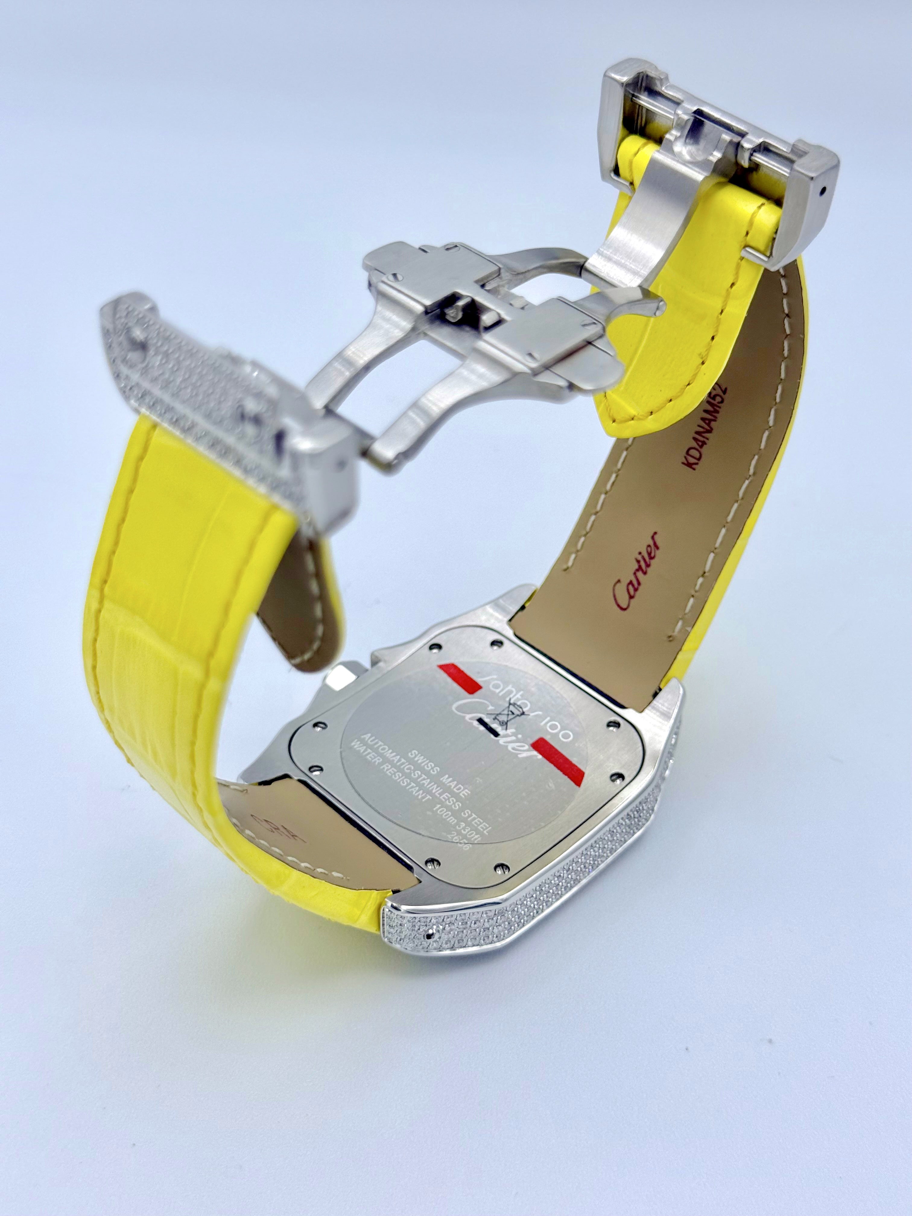 CARTIER SANTOS 100 LARGE 41.3MM x 51.1MM