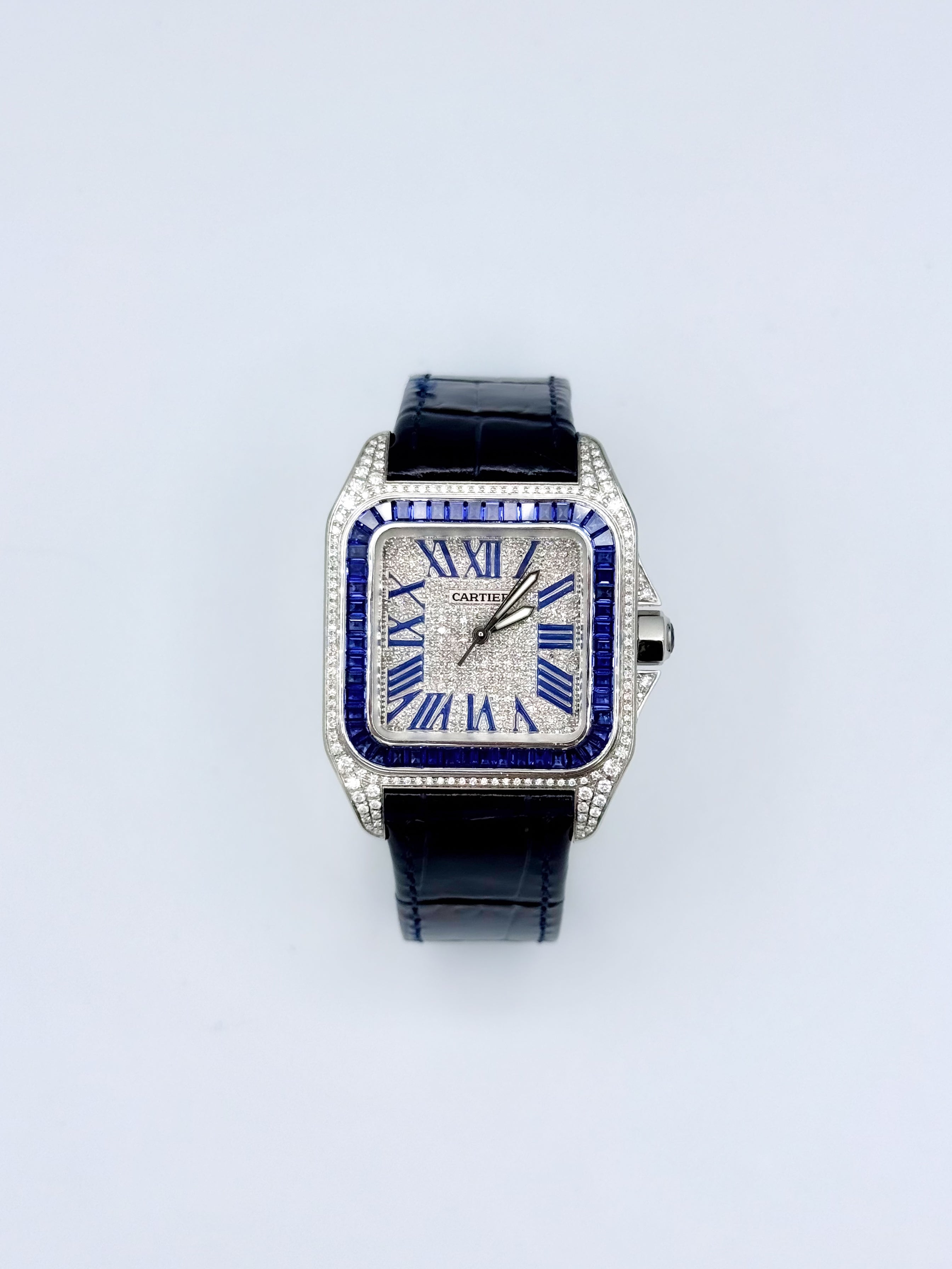 CARTIER SANTOS 100 MEDIUM 35.6MM x 44.2MM