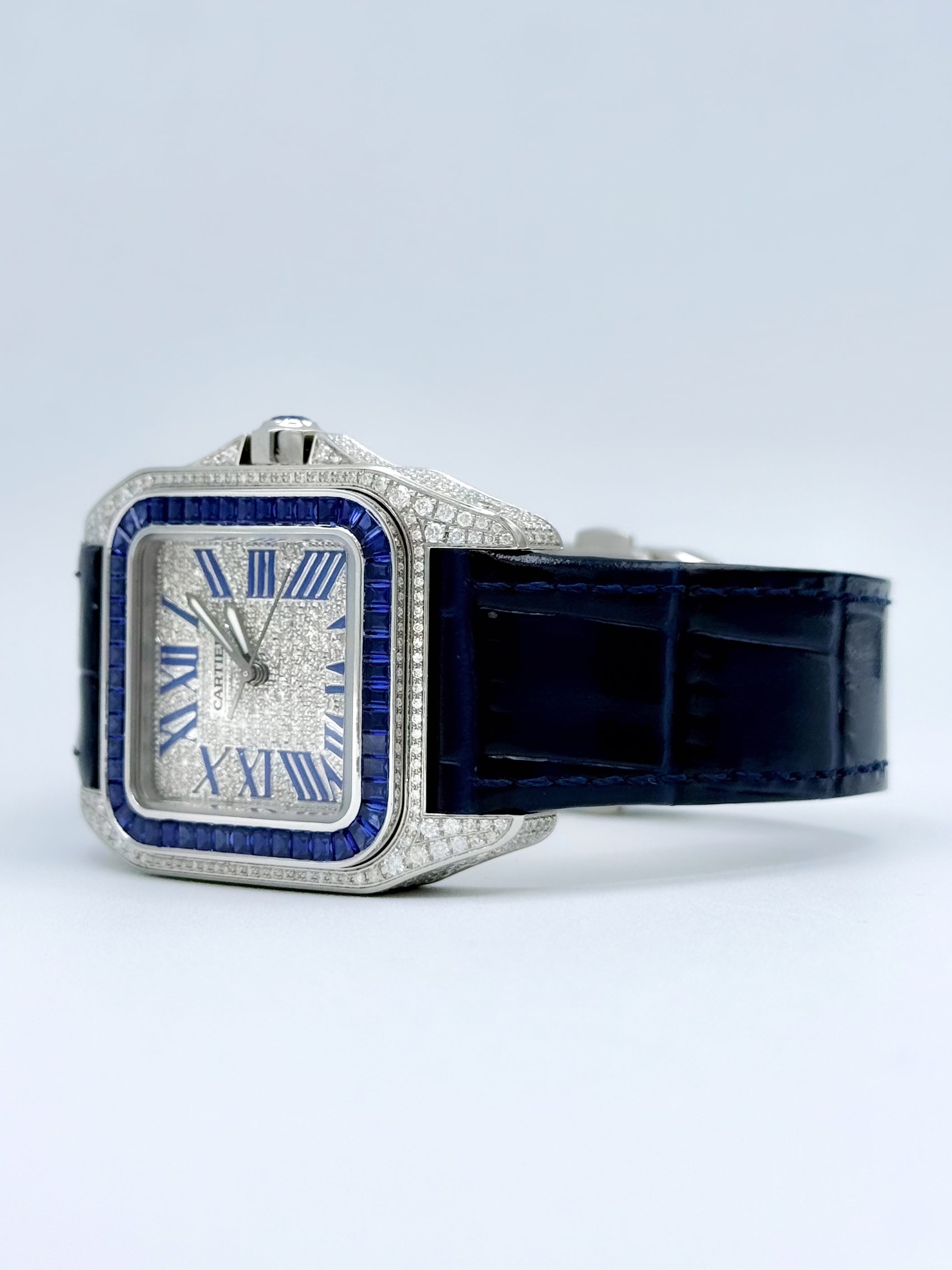 CARTIER SANTOS 100 MEDIUM 35.6MM x 44.2MM