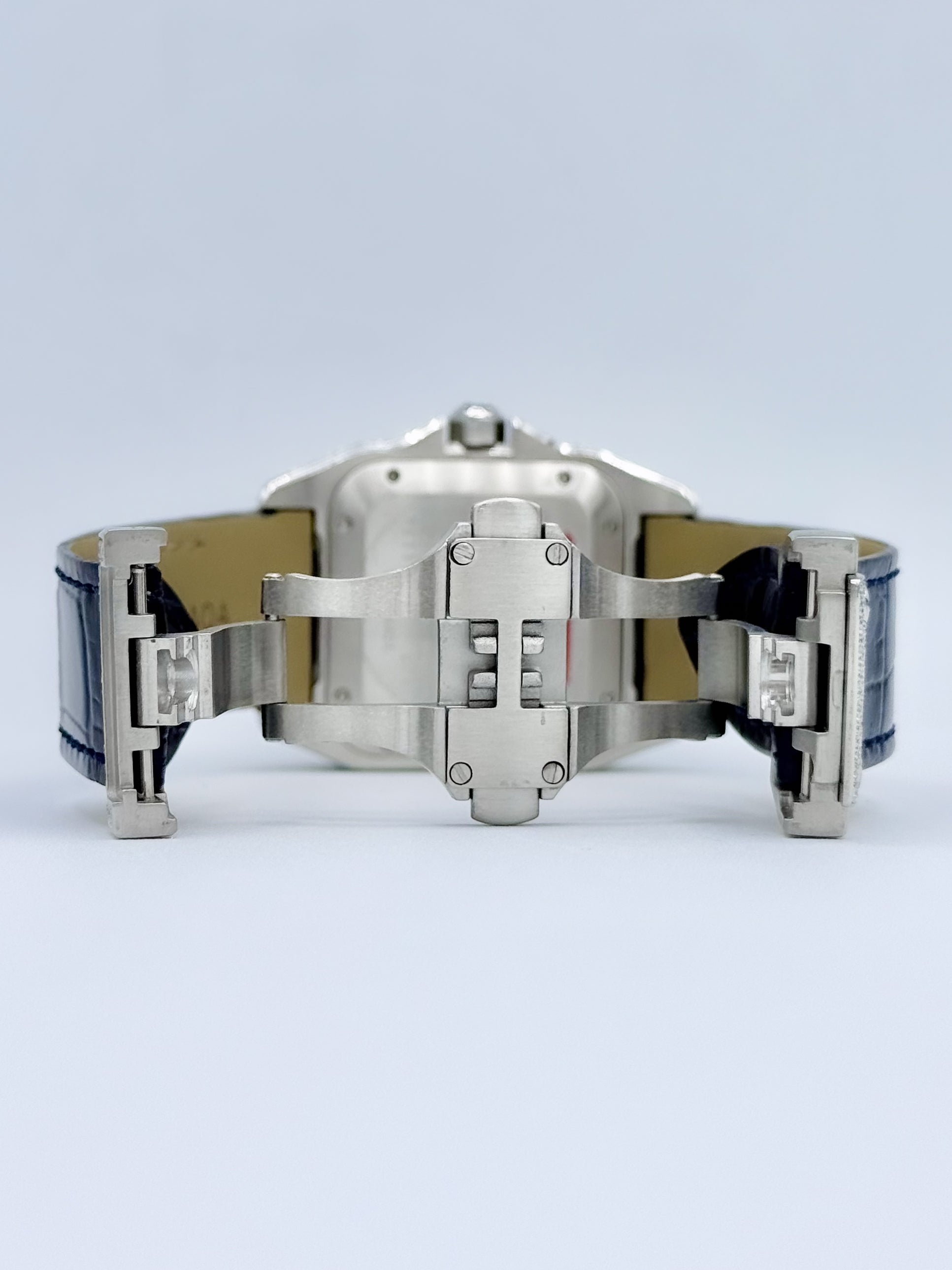 CARTIER SANTOS 100 MEDIUM 35.6MM x 44.2MM
