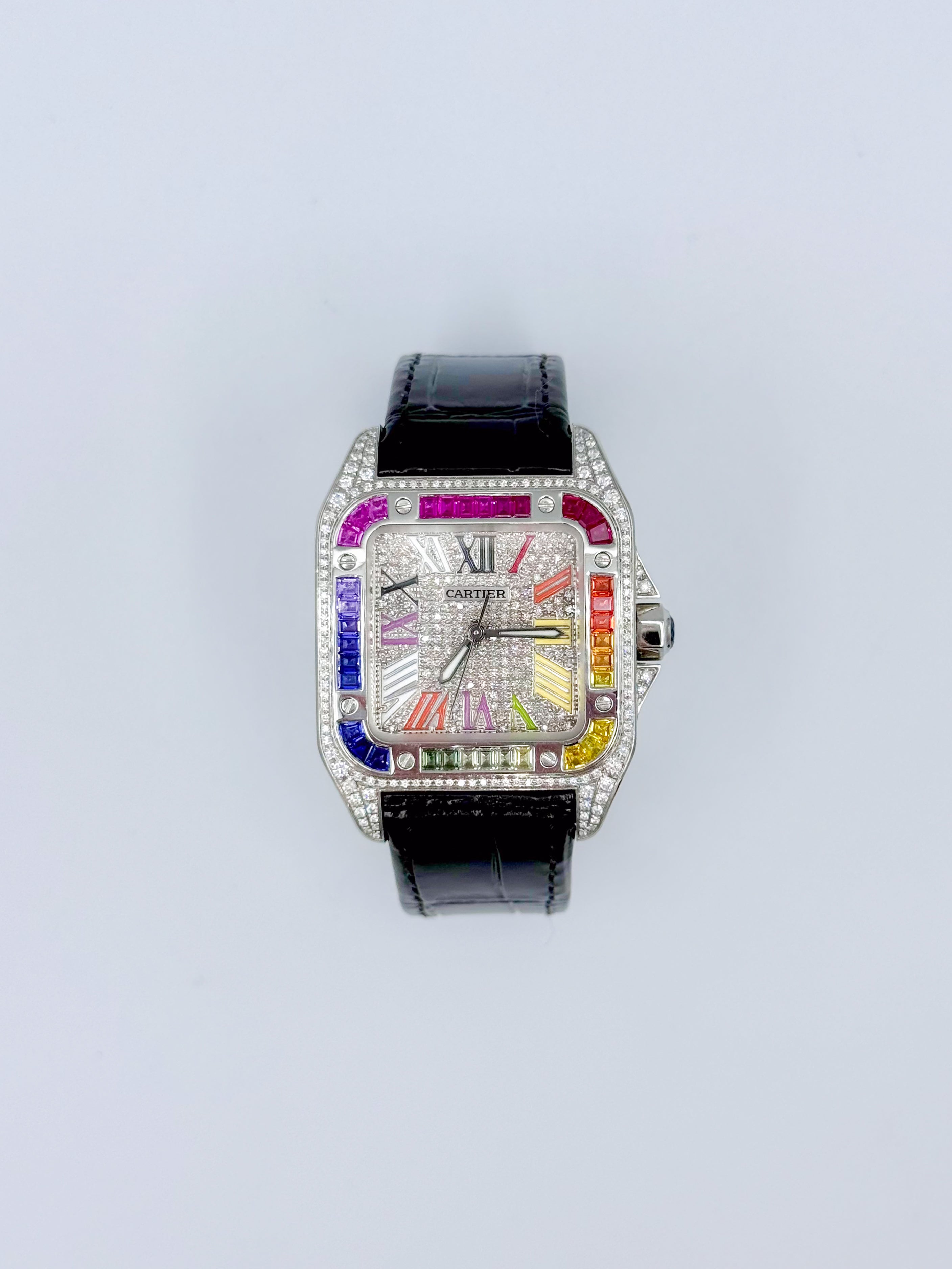 CARTIER SANTOS 100 MEDIUM 35.6MM x 44.2MM