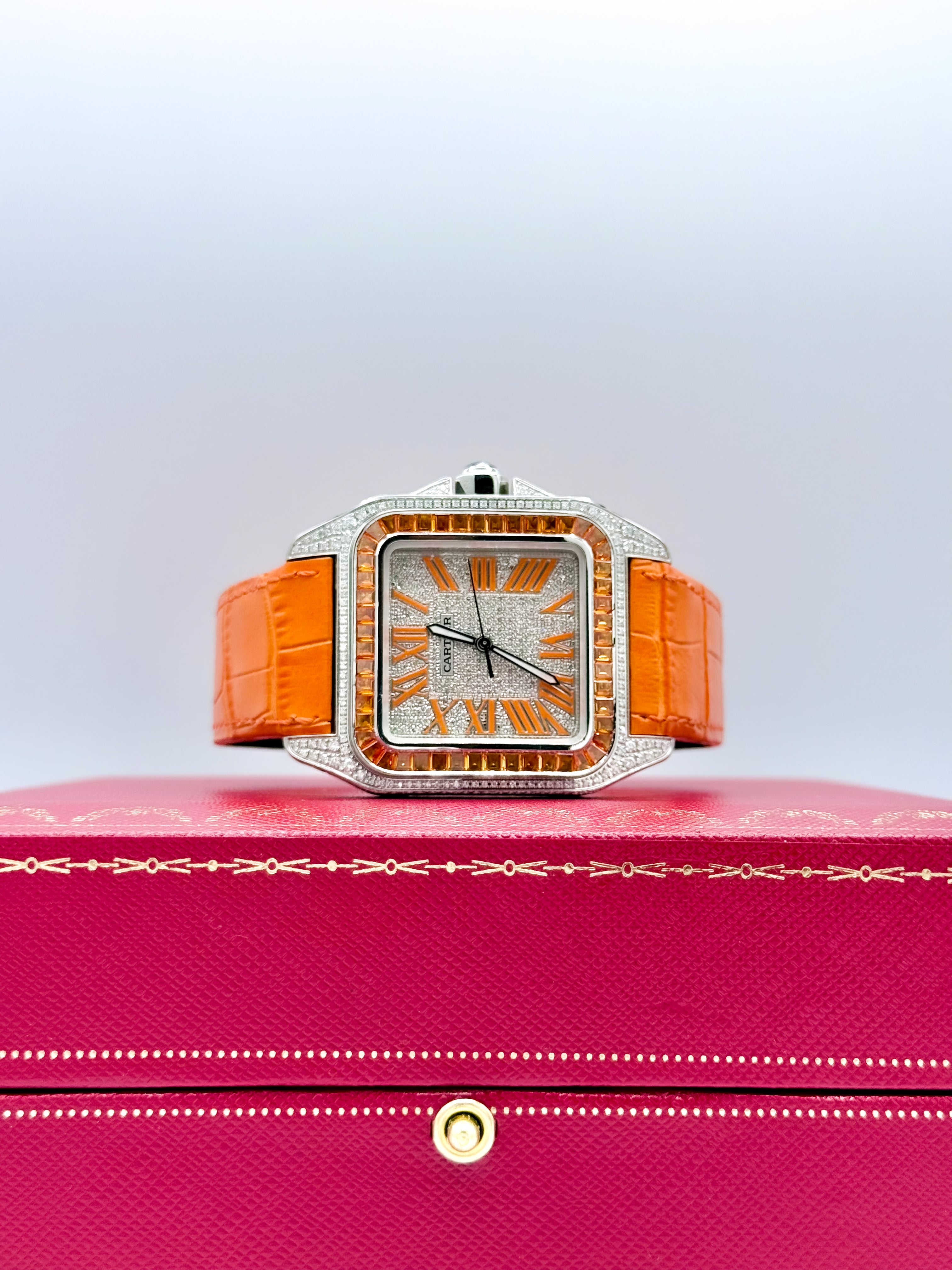 CARTIER SANTOS 100 LARGE 41.3MM x 51.1MM