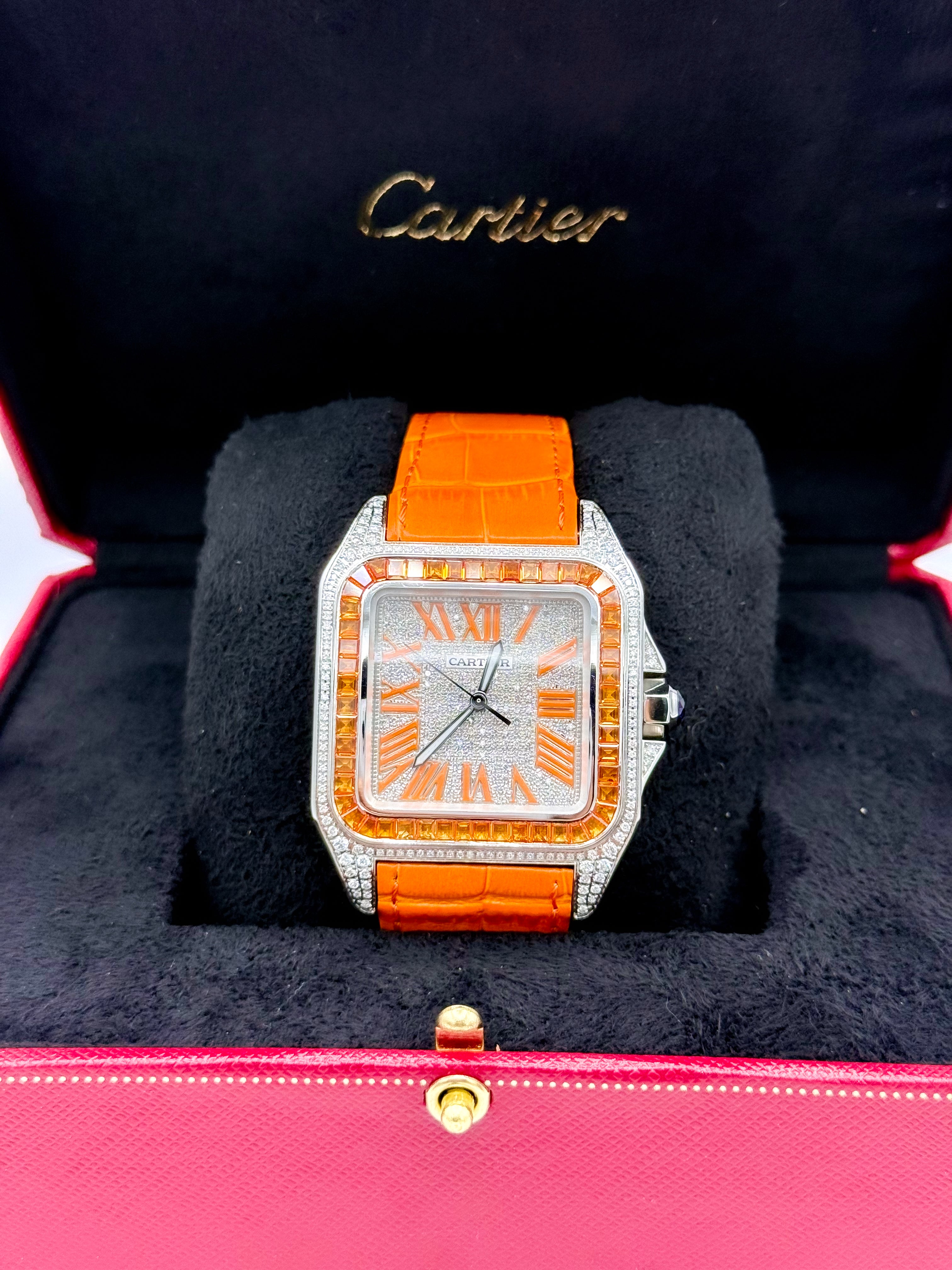 CARTIER SANTOS 100 LARGE 41.3MM x 51.1MM