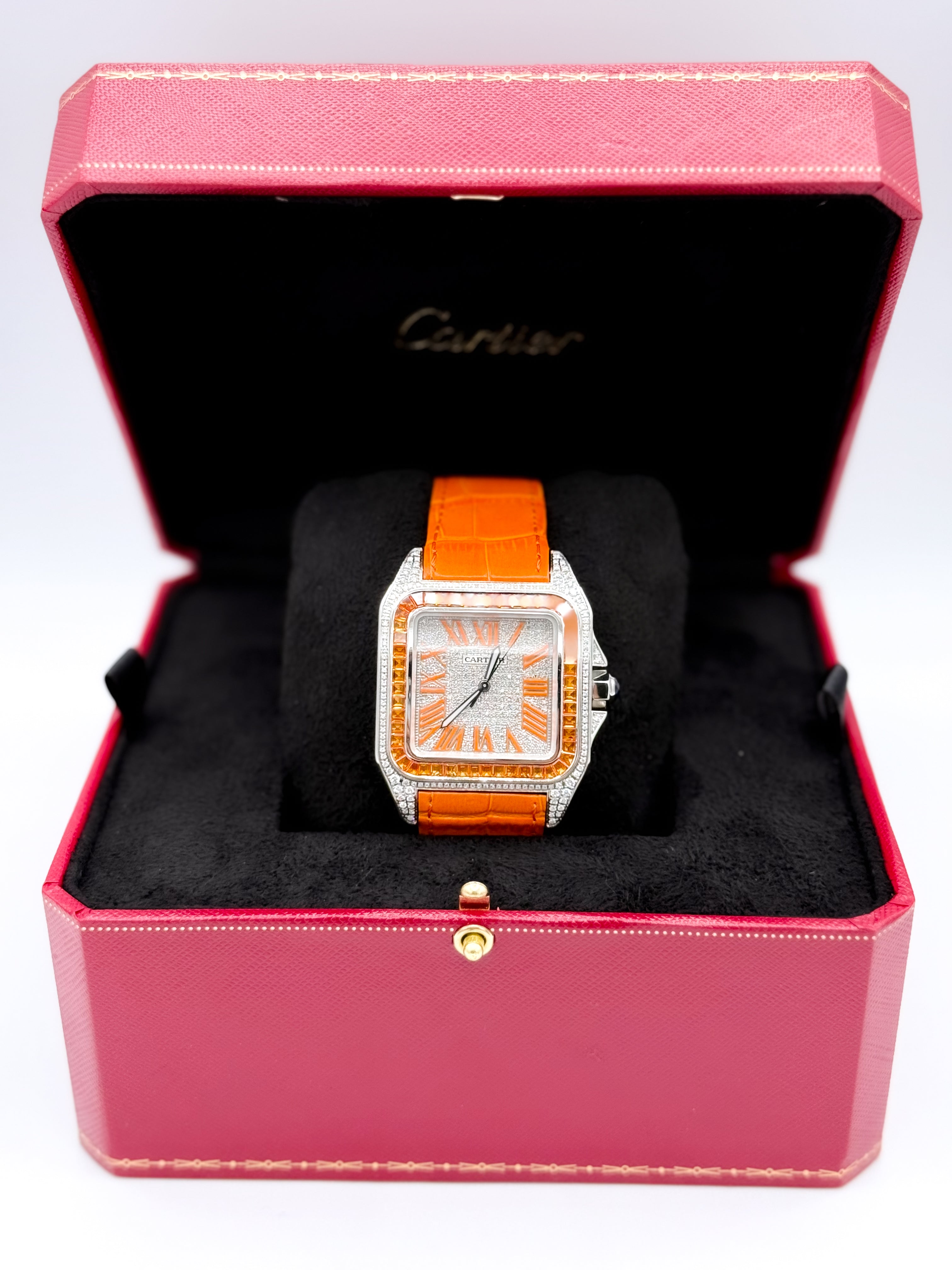 CARTIER SANTOS 100 LARGE 41.3MM x 51.1MM