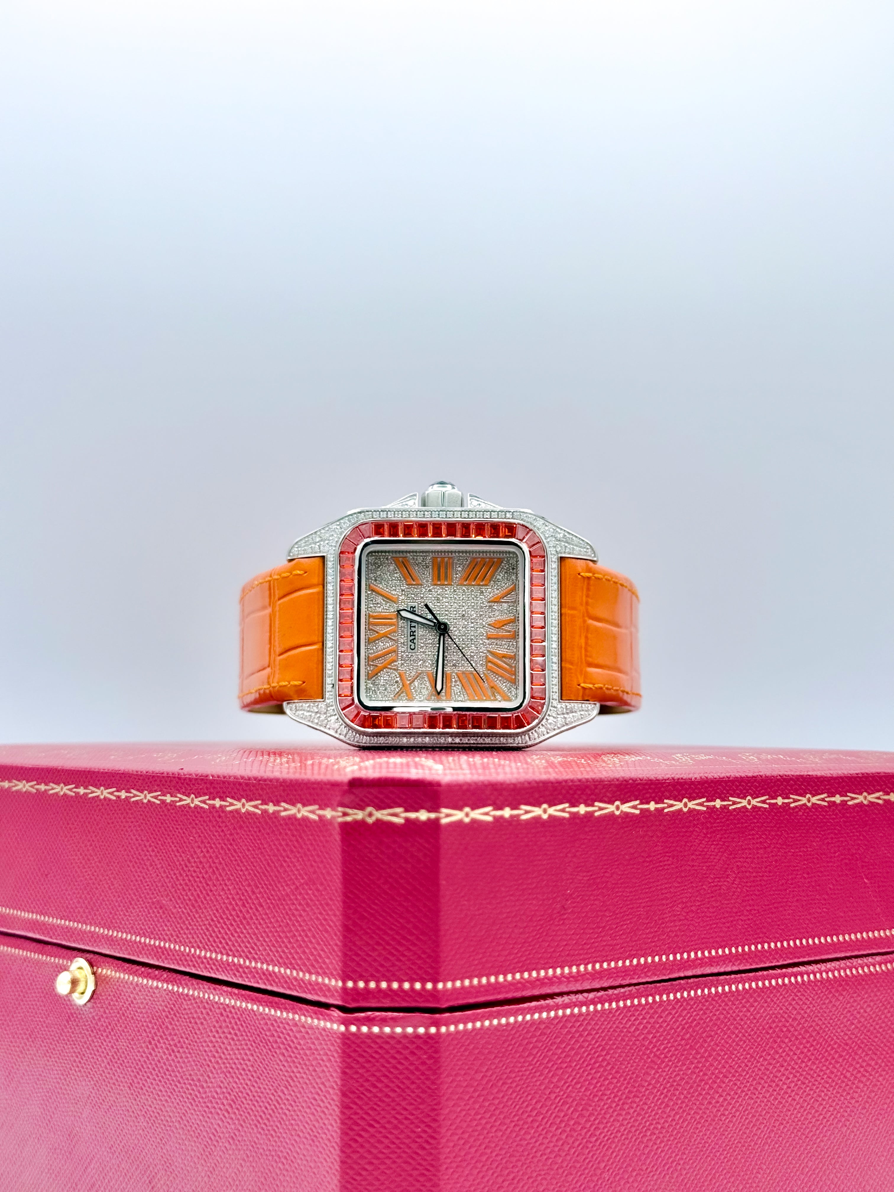 CARTIER SANTOS 100 LARGE 41.3MM x 51.1MM