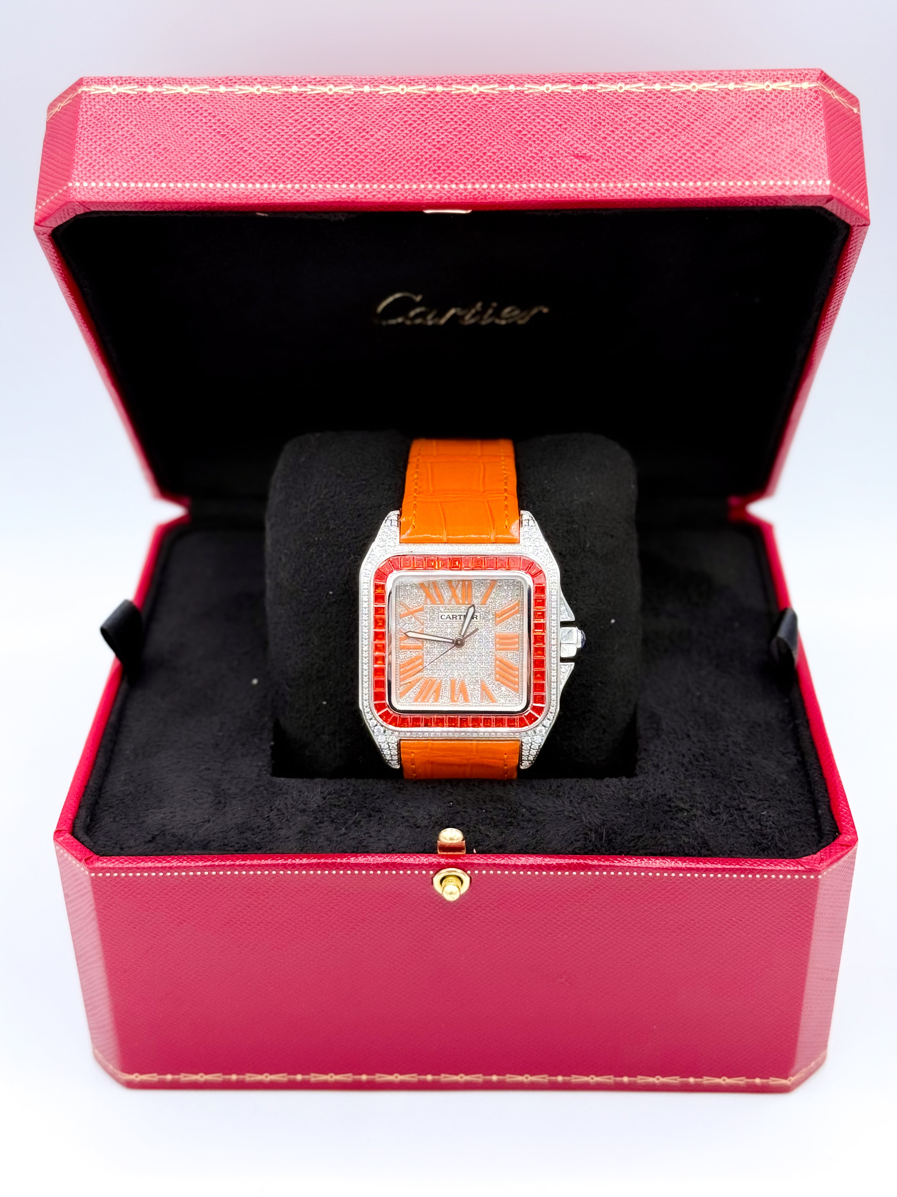 CARTIER SANTOS 100 LARGE 41.3MM x 51.1MM