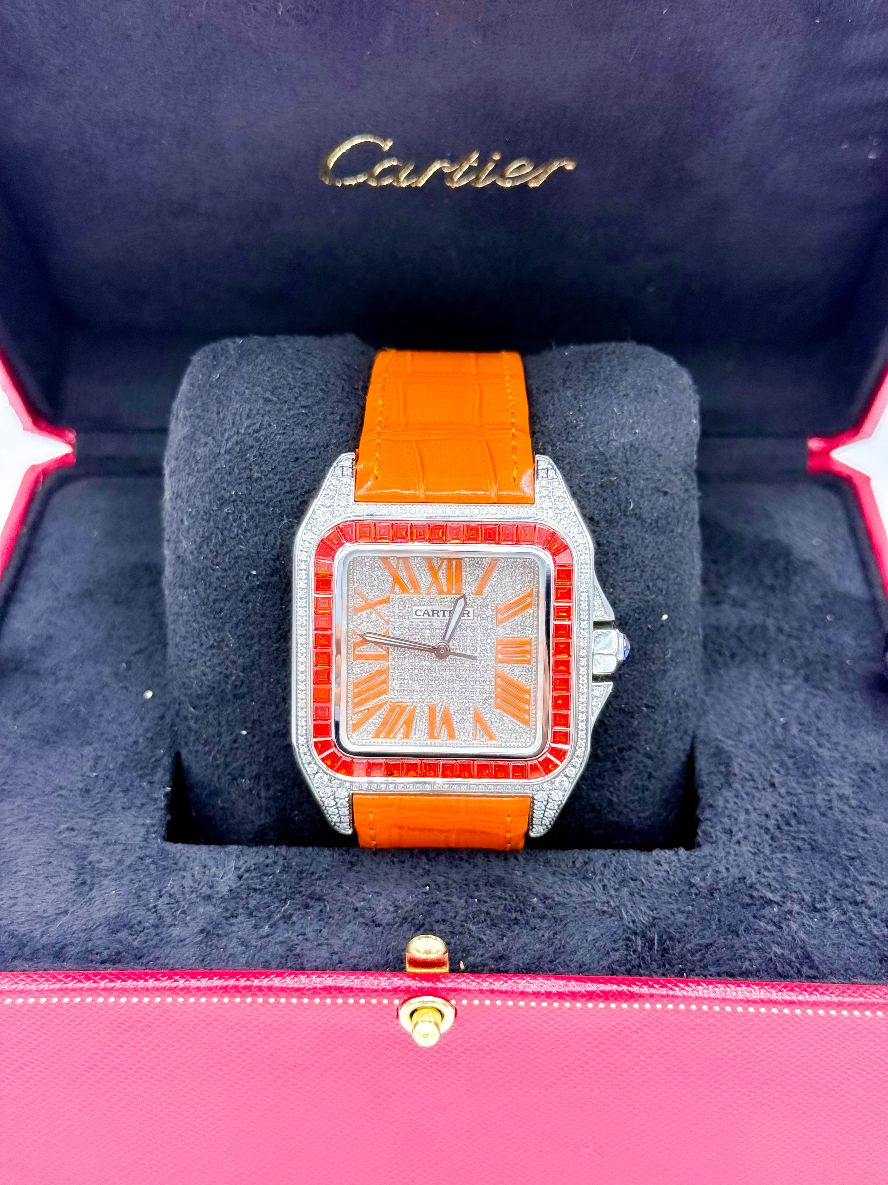 CARTIER SANTOS 100 LARGE 41.3MM x 51.1MM