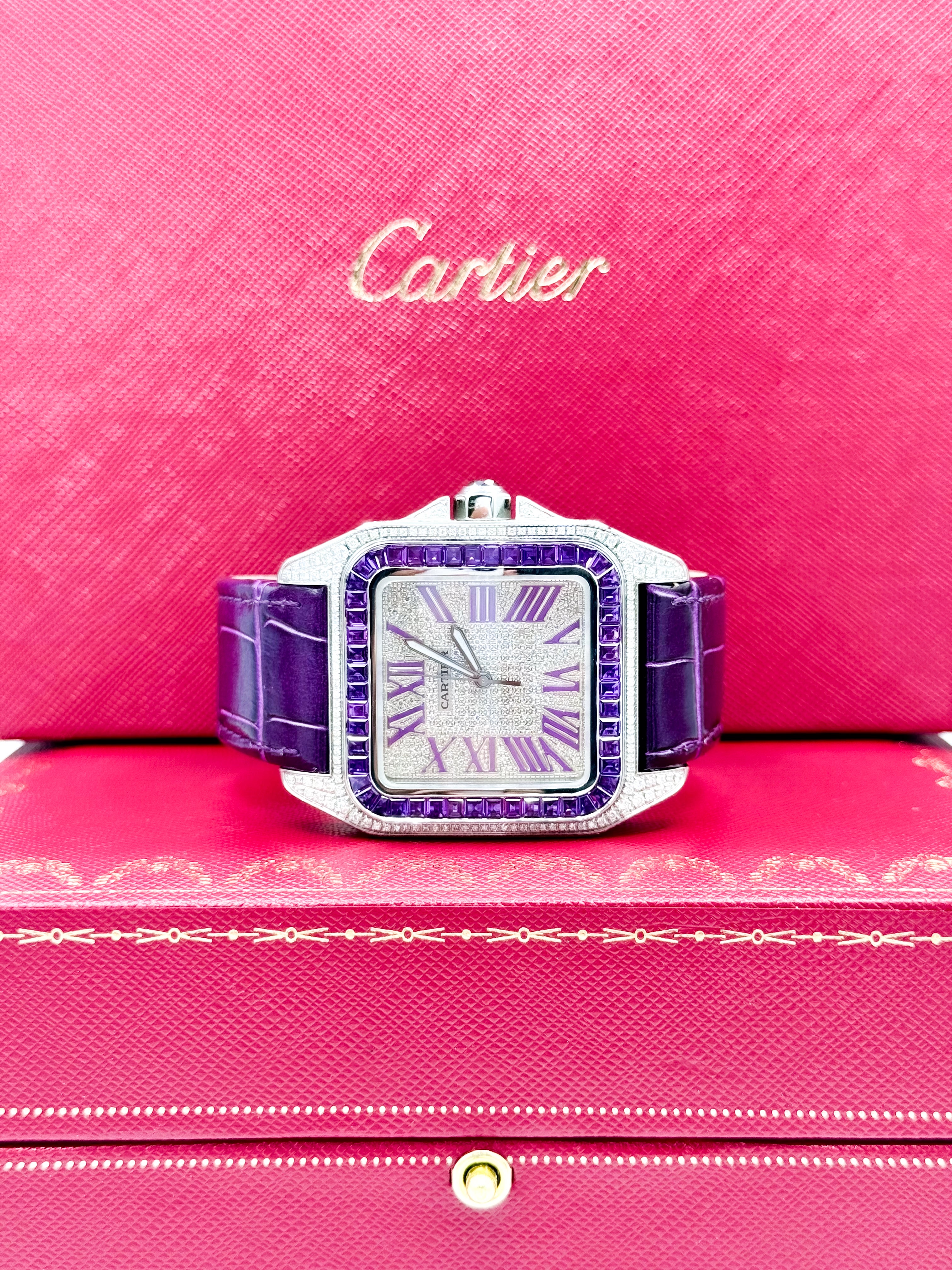 CARTIER SANTOS 100 LARGE 41.3MM x 51.1MM