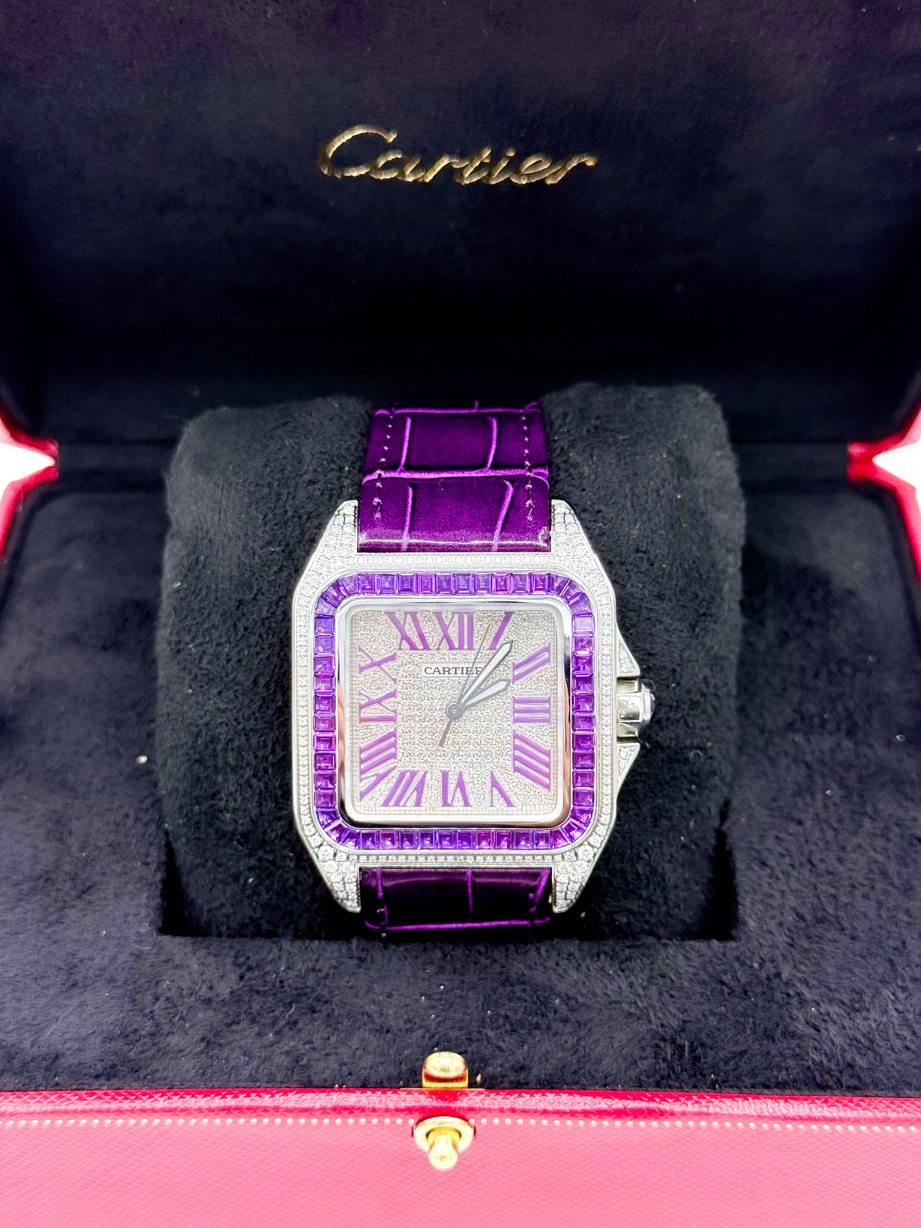 CARTIER SANTOS 100 LARGE 41.3MM x 51.1MM