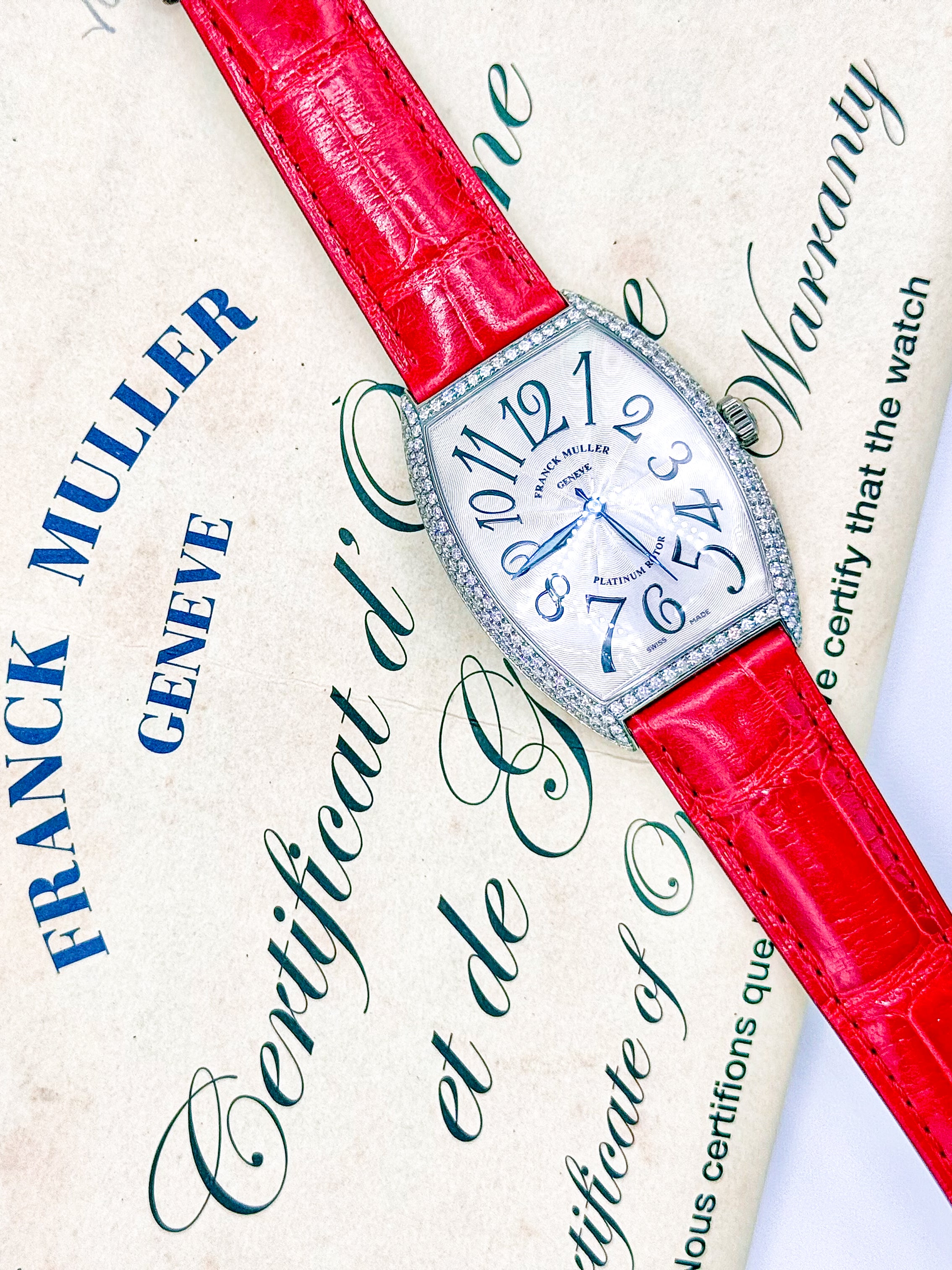 FRANCK MULLER CINTRÉE CURVEX 34X47MM