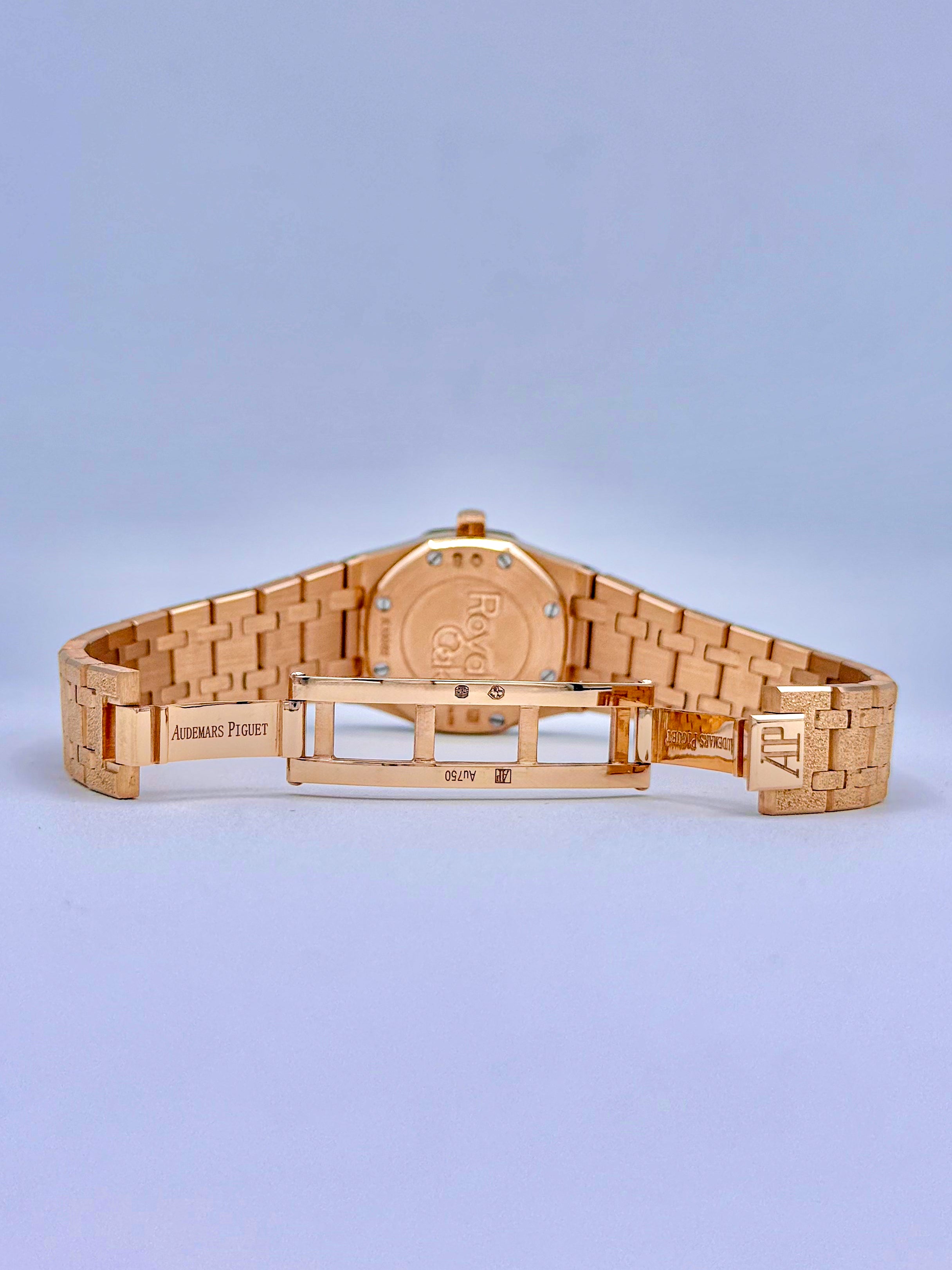 AUDEMARS PIGUET ROYAL OAK MINI FROSTED QUARTZ 23MM