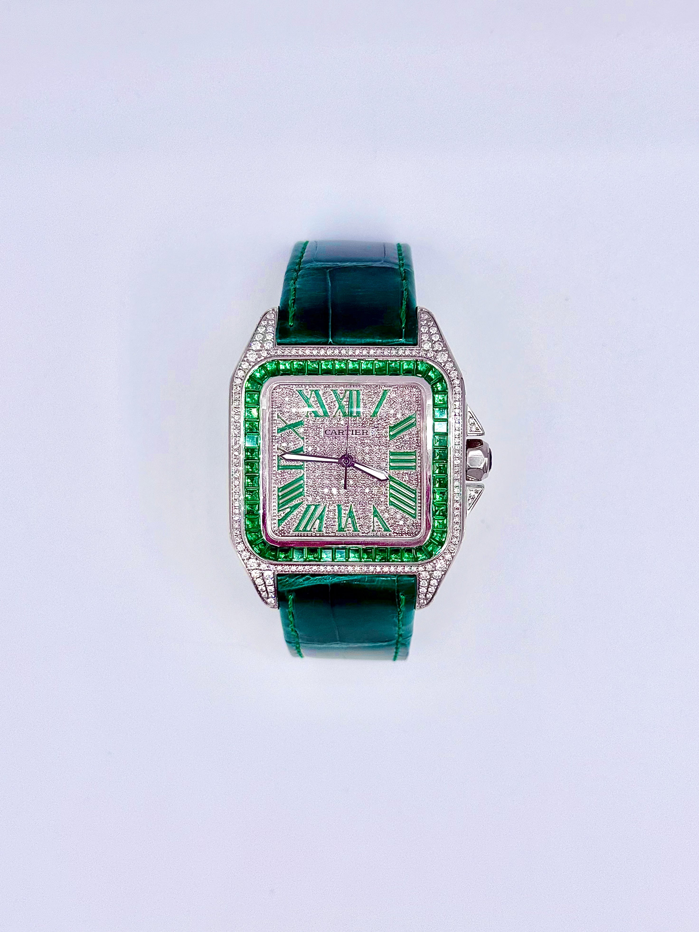 CARTIER SANTOS 100 LARGE 41.3MM x 51.1MM